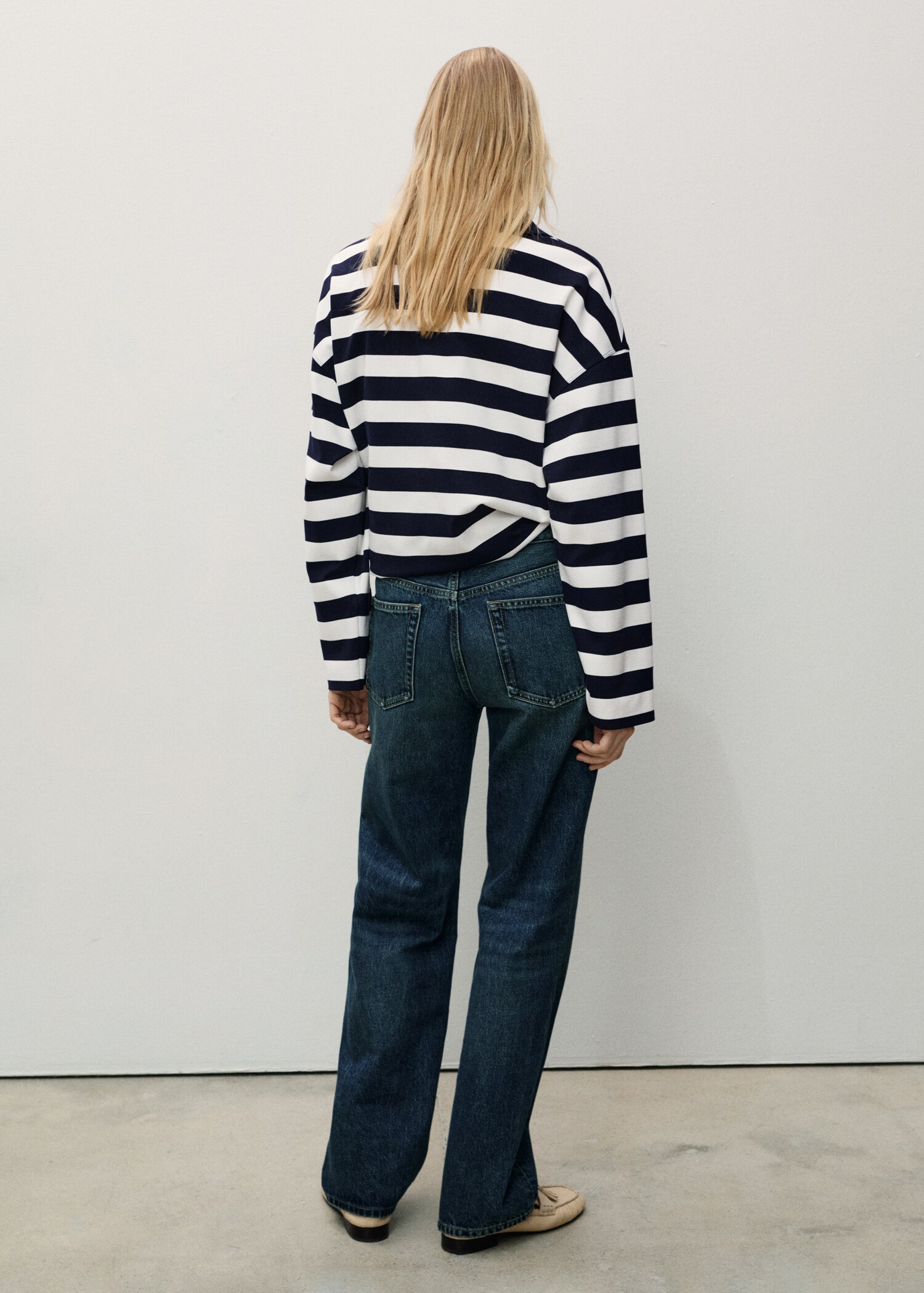 Jeans Miami rectos tiro medio - Reverso del artículo