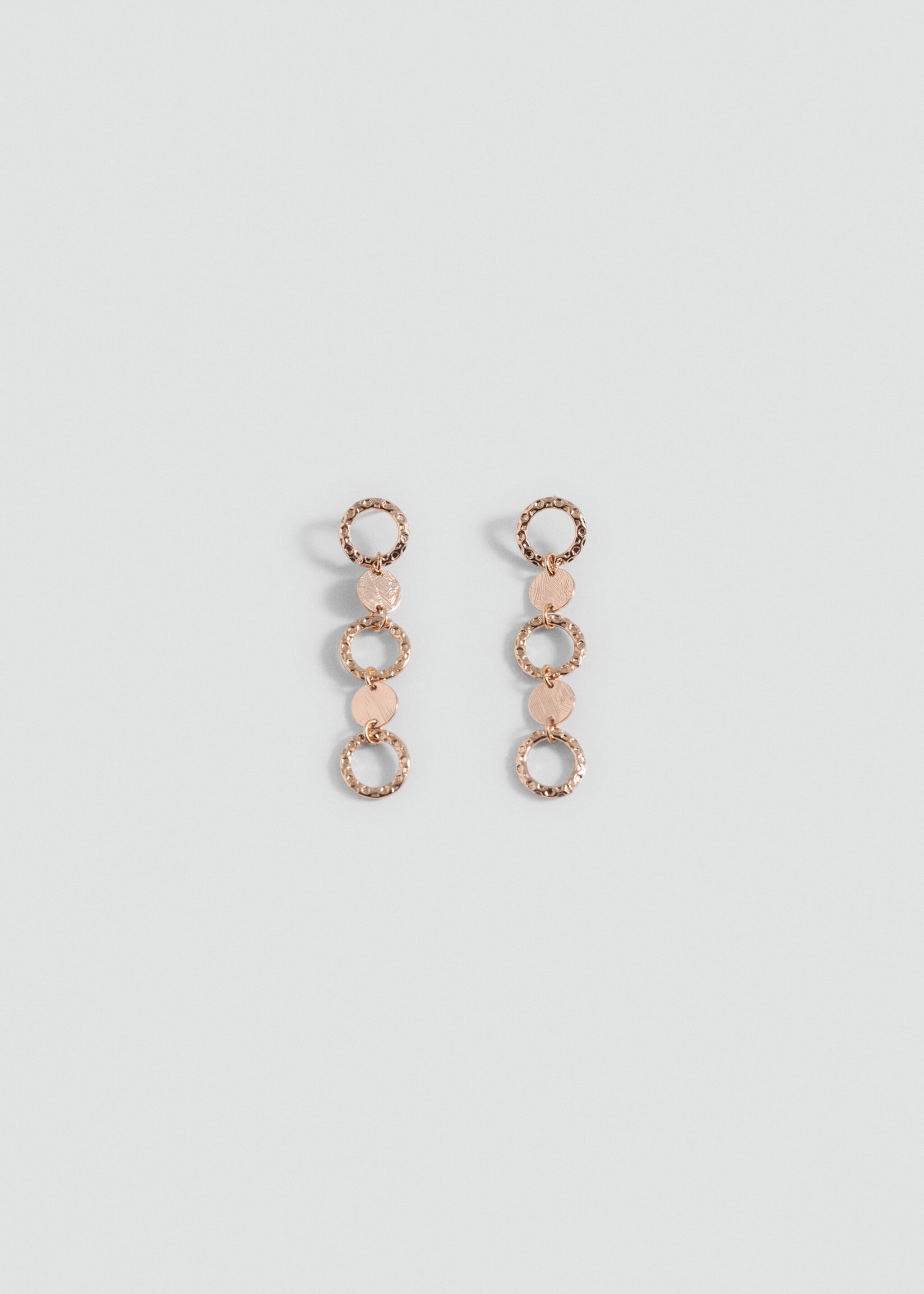 Pendientes aros combinados - Artículo sin modelo, Oro. Ref: 87023284-00.