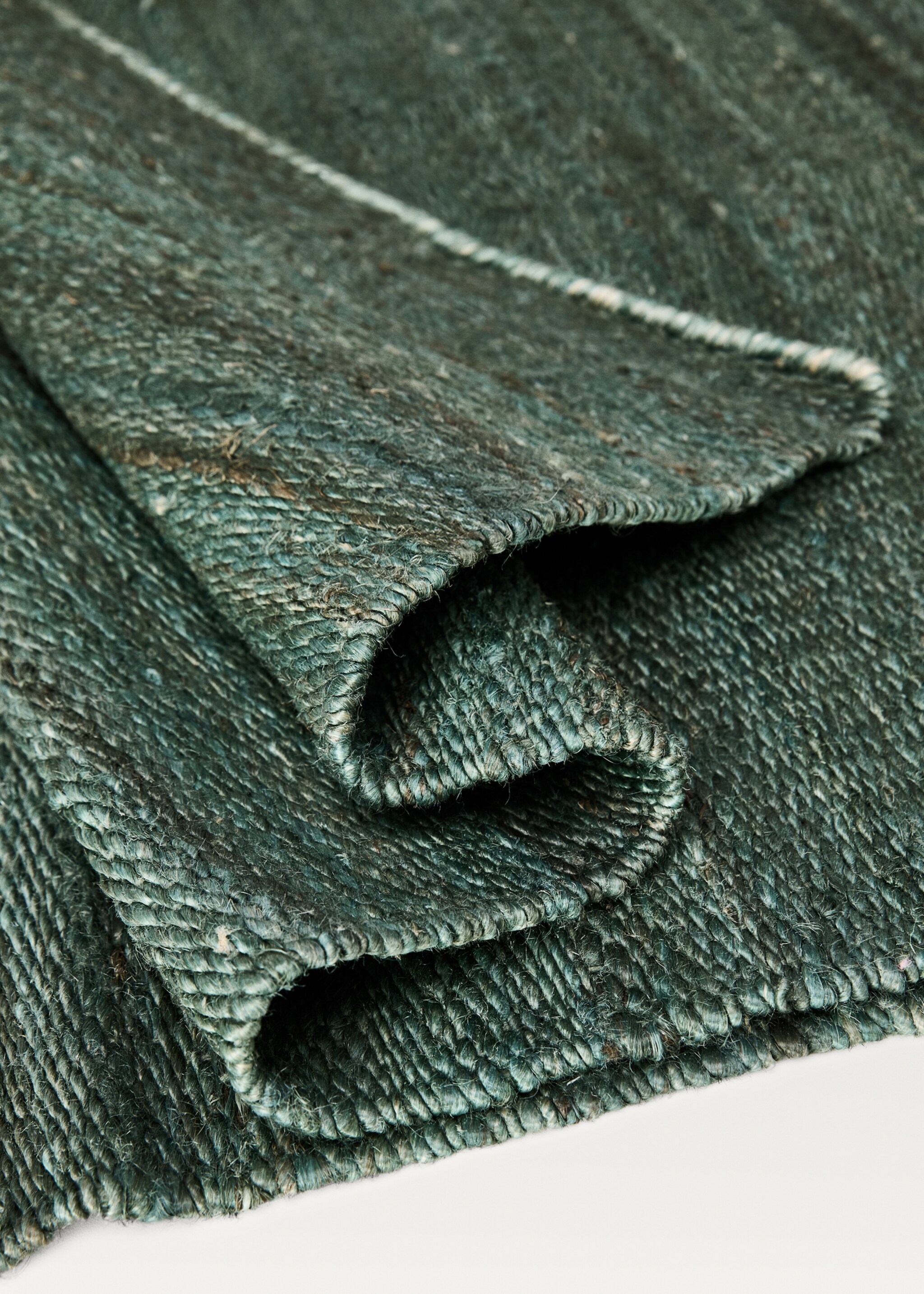 Overdyed geflochtener Teppich - Detail des Artikels 1, Grün. Ref: 87023295-00.
