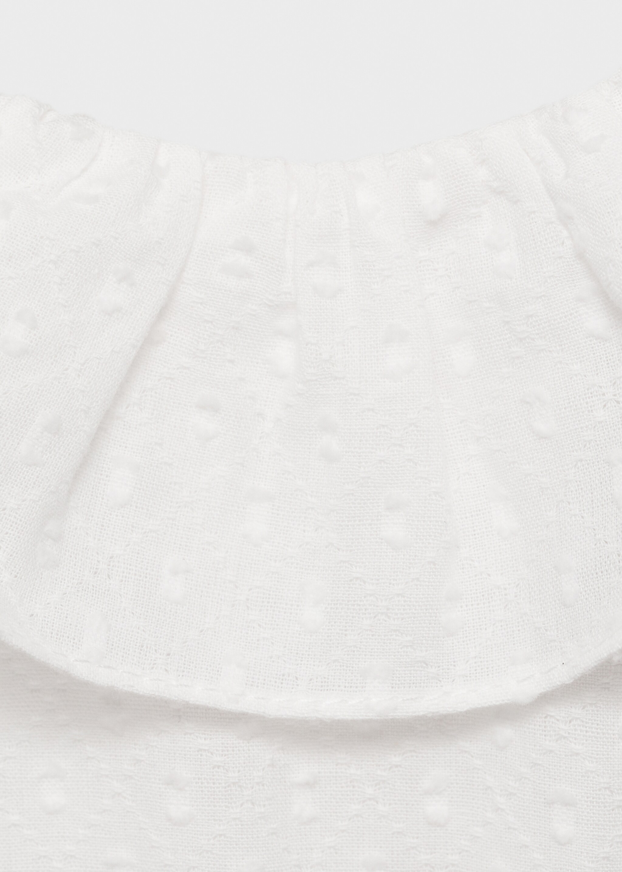 Φόρεμα φούστα αντίθεση - Λεπτομέρεια του προϊόντος 8, Λευκό. Ref: 87023636-00.