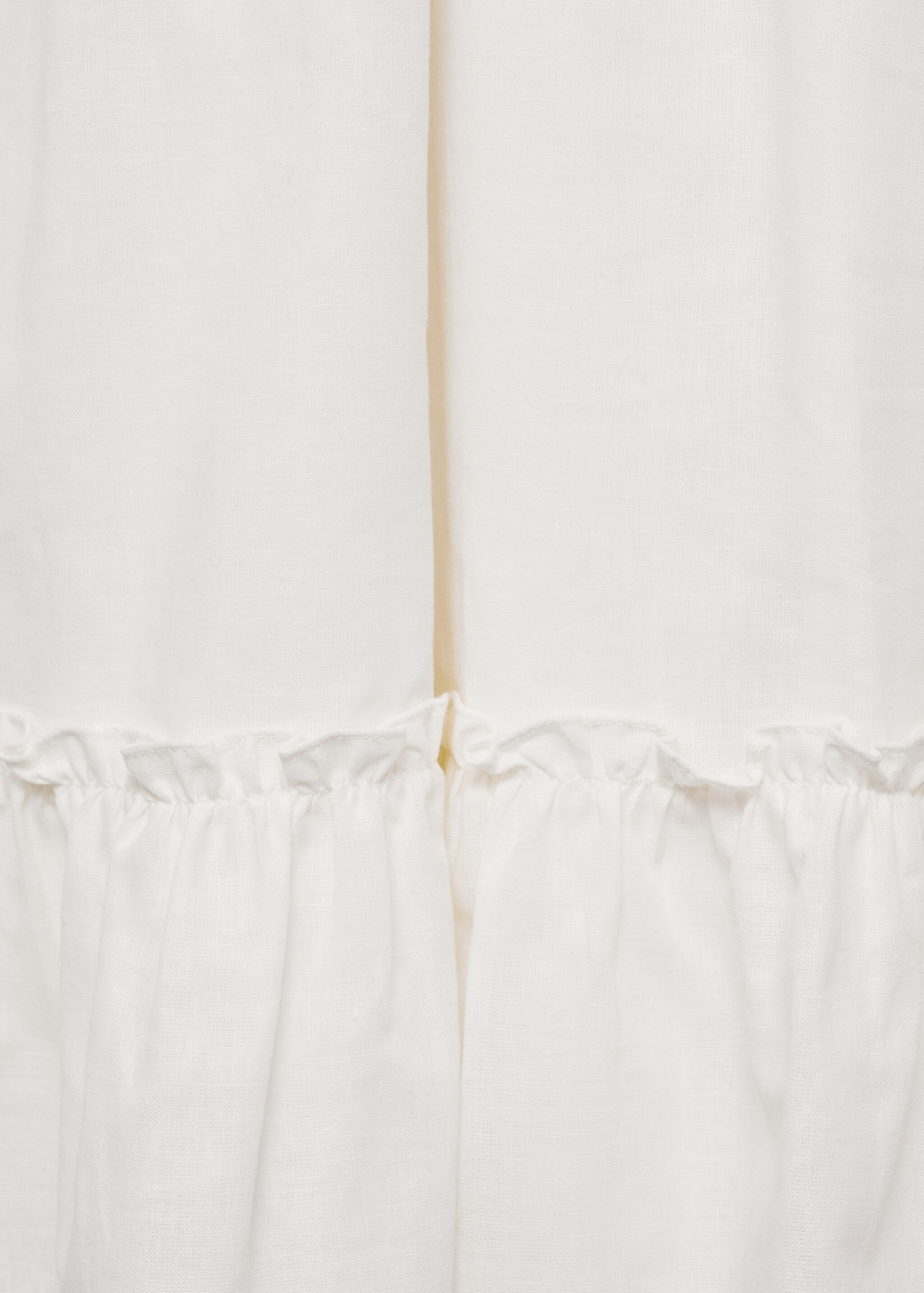 Vestit lli volants - Detall de l'article 8, Blanc. Ref: 87023637-00.