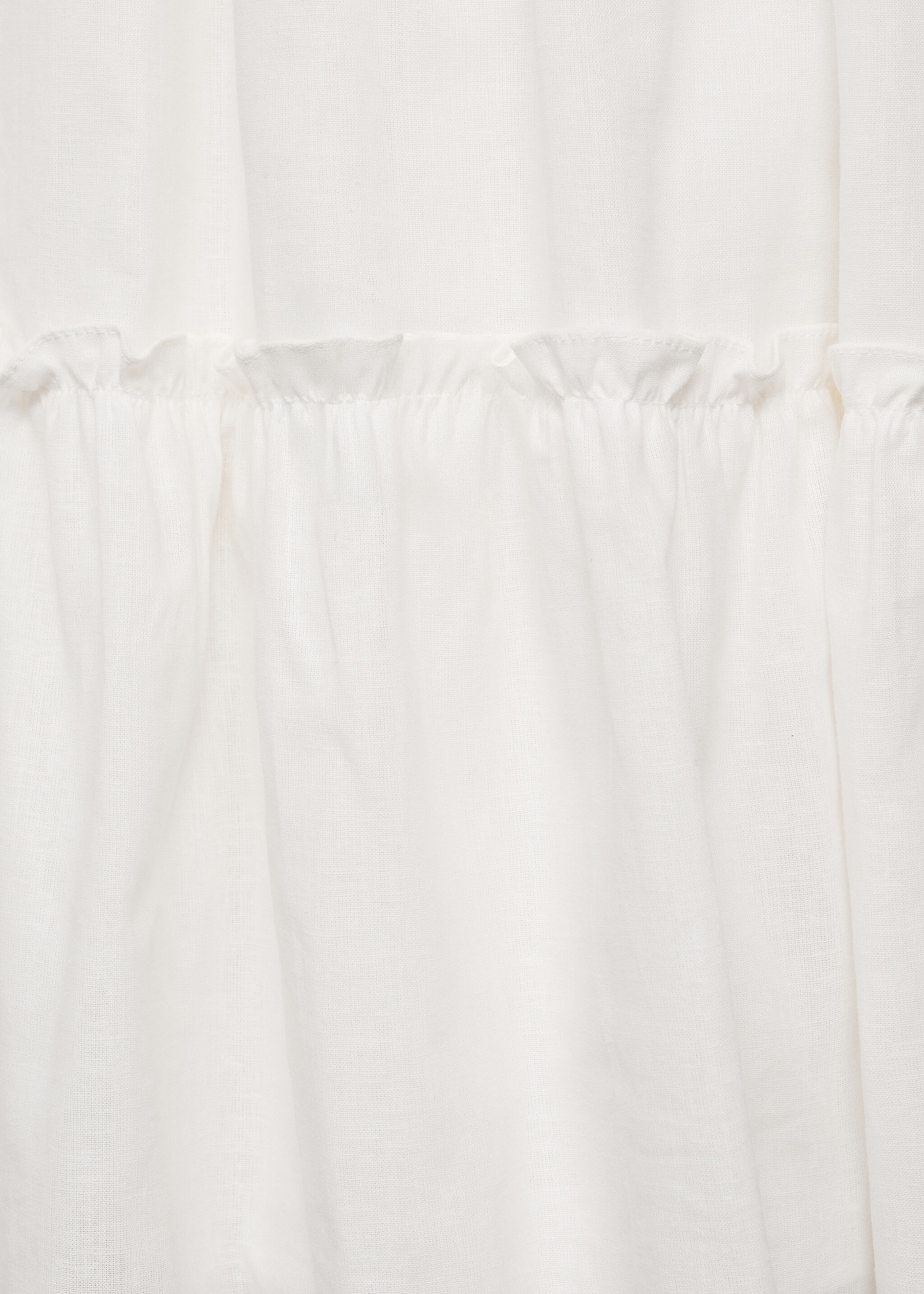 Vestit lli volant - Detall de l'article 8, Blanc. Ref: 87023638-00.