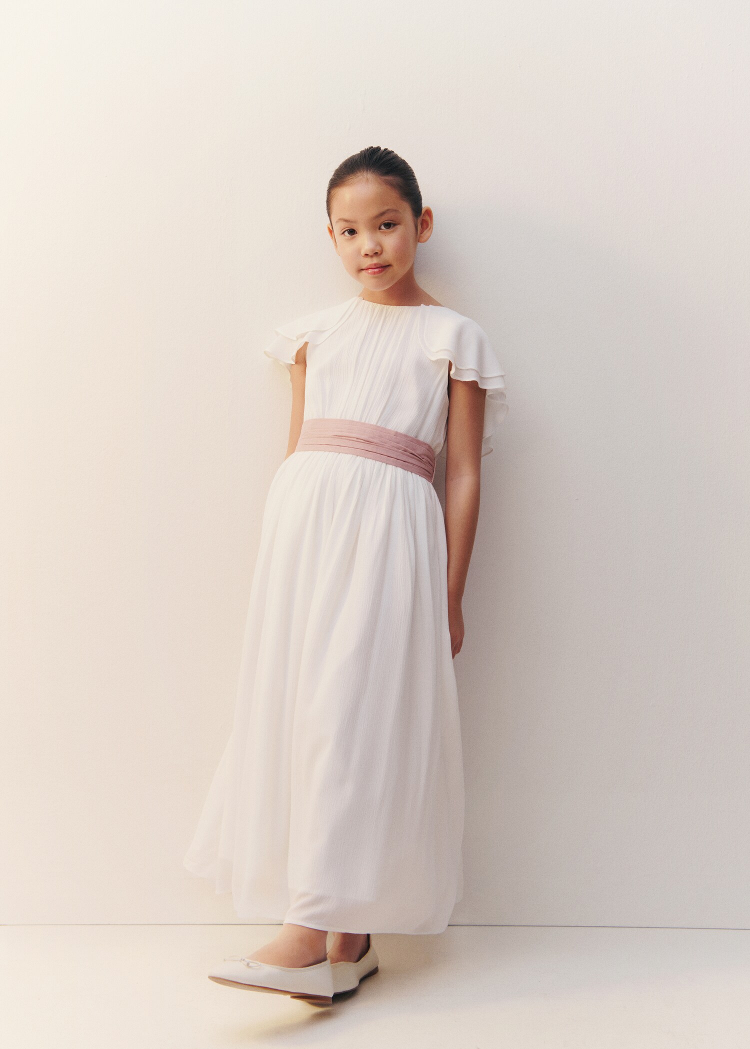 Bamboo-textured dress - Details of the article 6