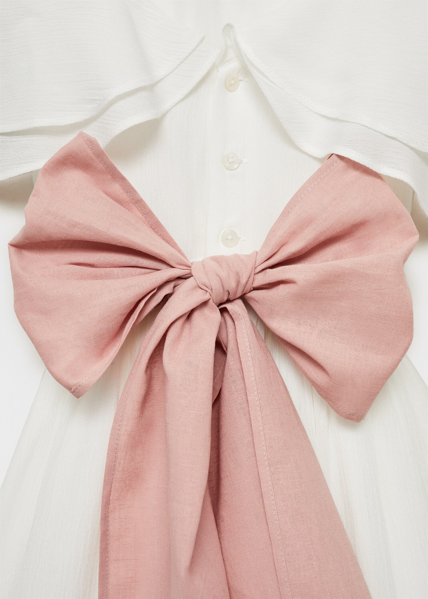 Bamboo-textured dress - Details of the article 8