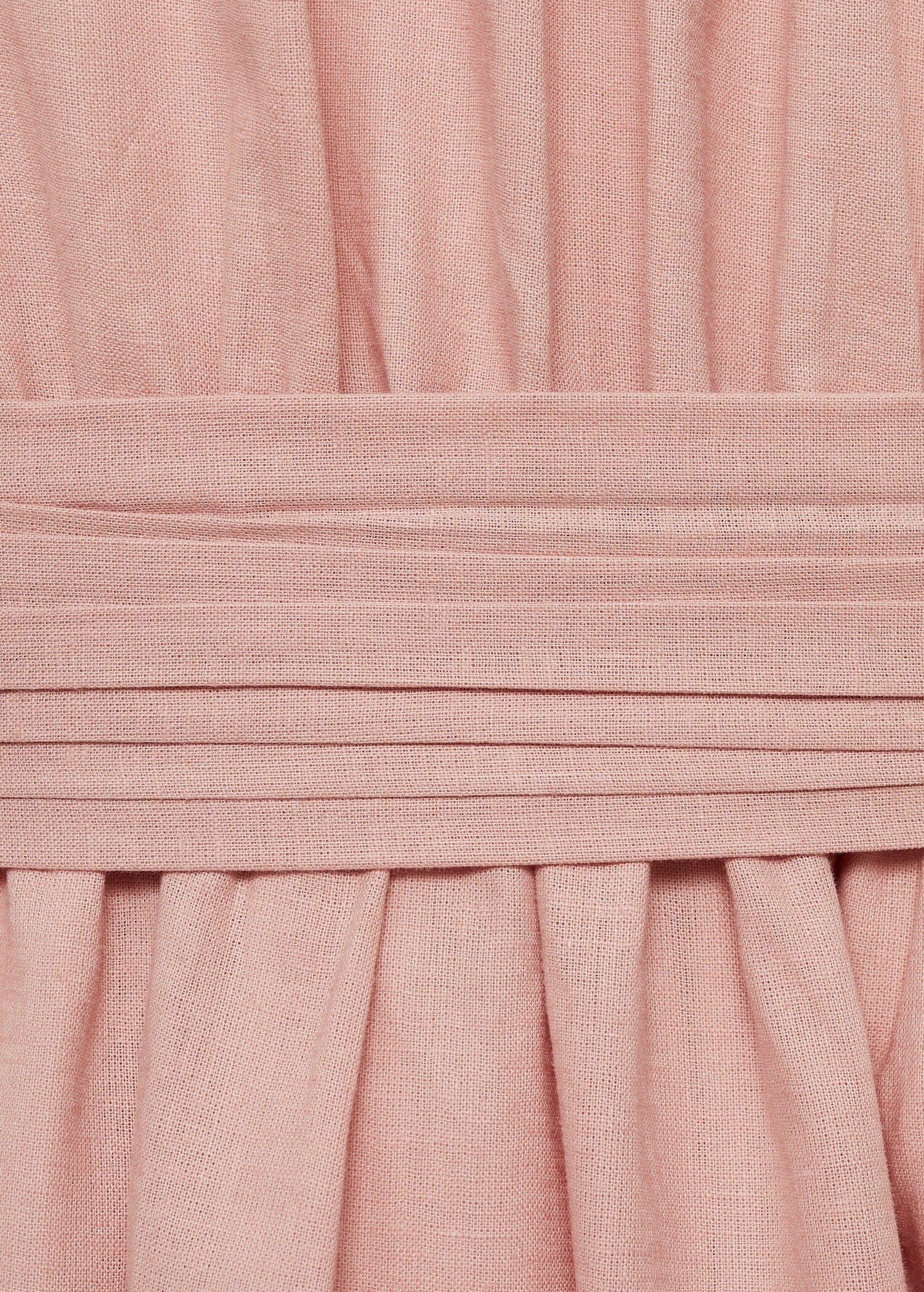 Linen dress with back opening - Details of the article 8