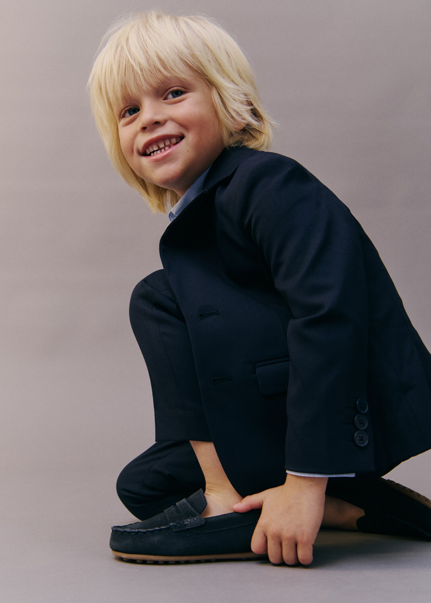 Suede leather loafers - Details of the article 5