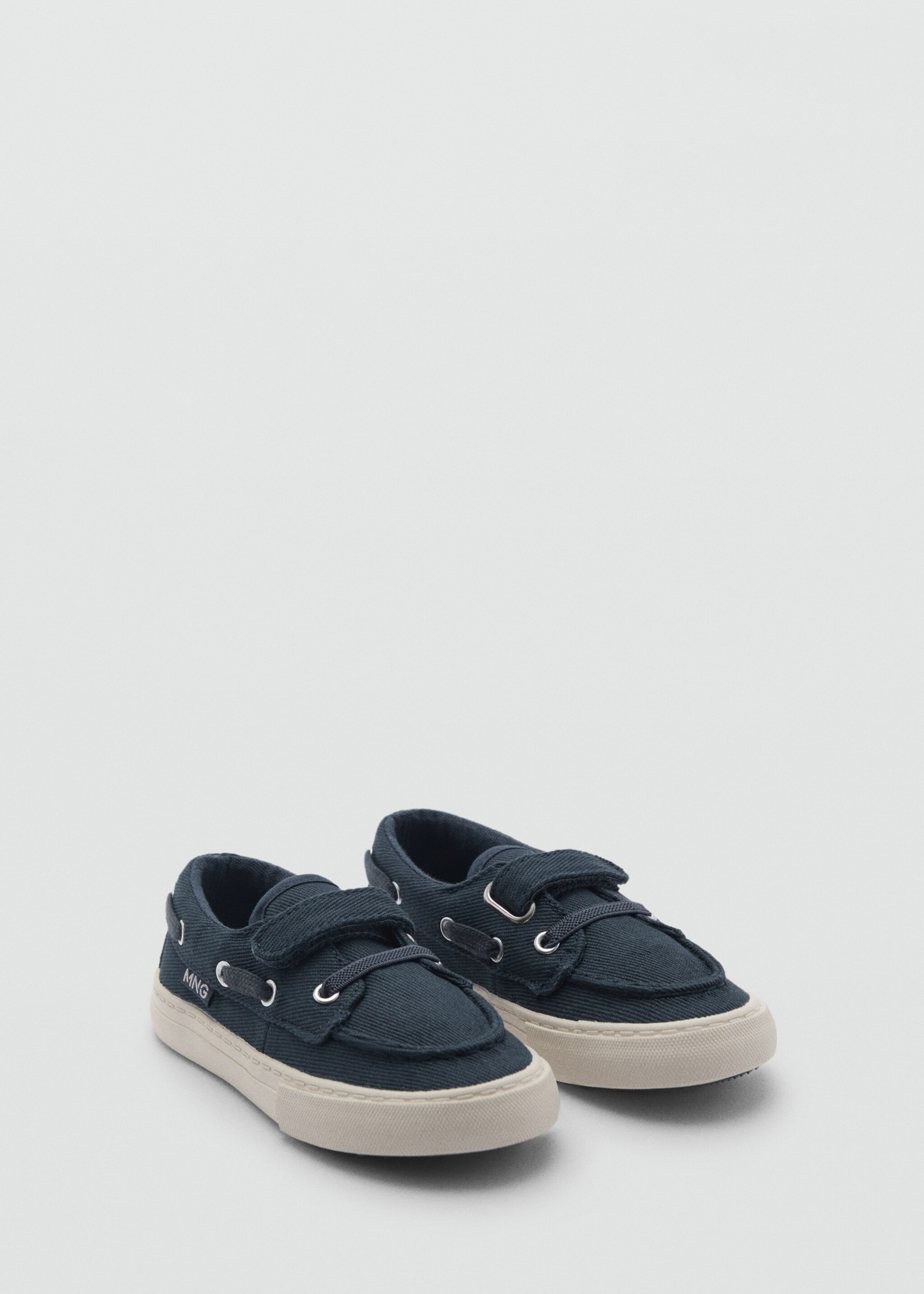 Nautical velcro trainers - Medium plane, Blue. Ref: 87023644-00.