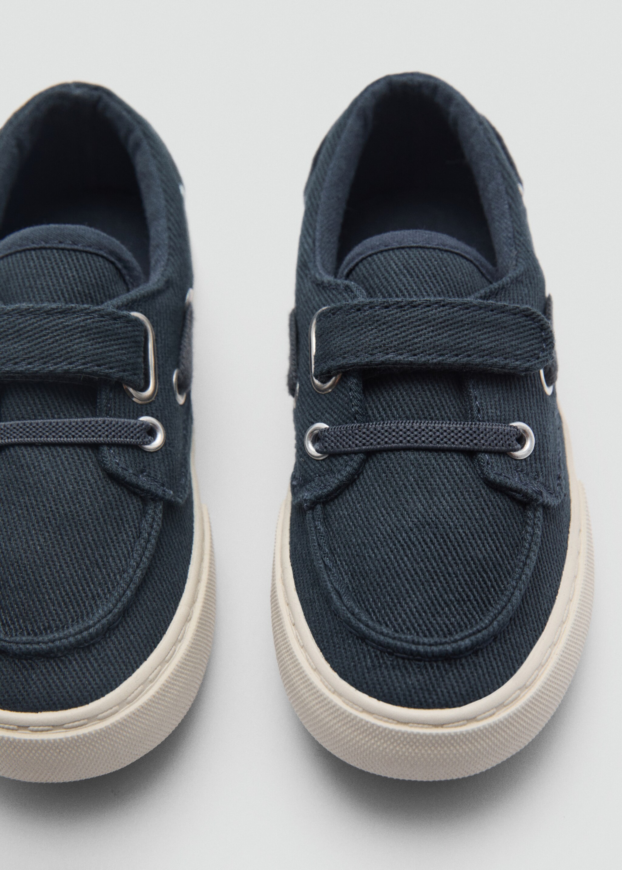 Nautical velcro trainers - Details of the article 3, Blue. Ref: 87023644-00.