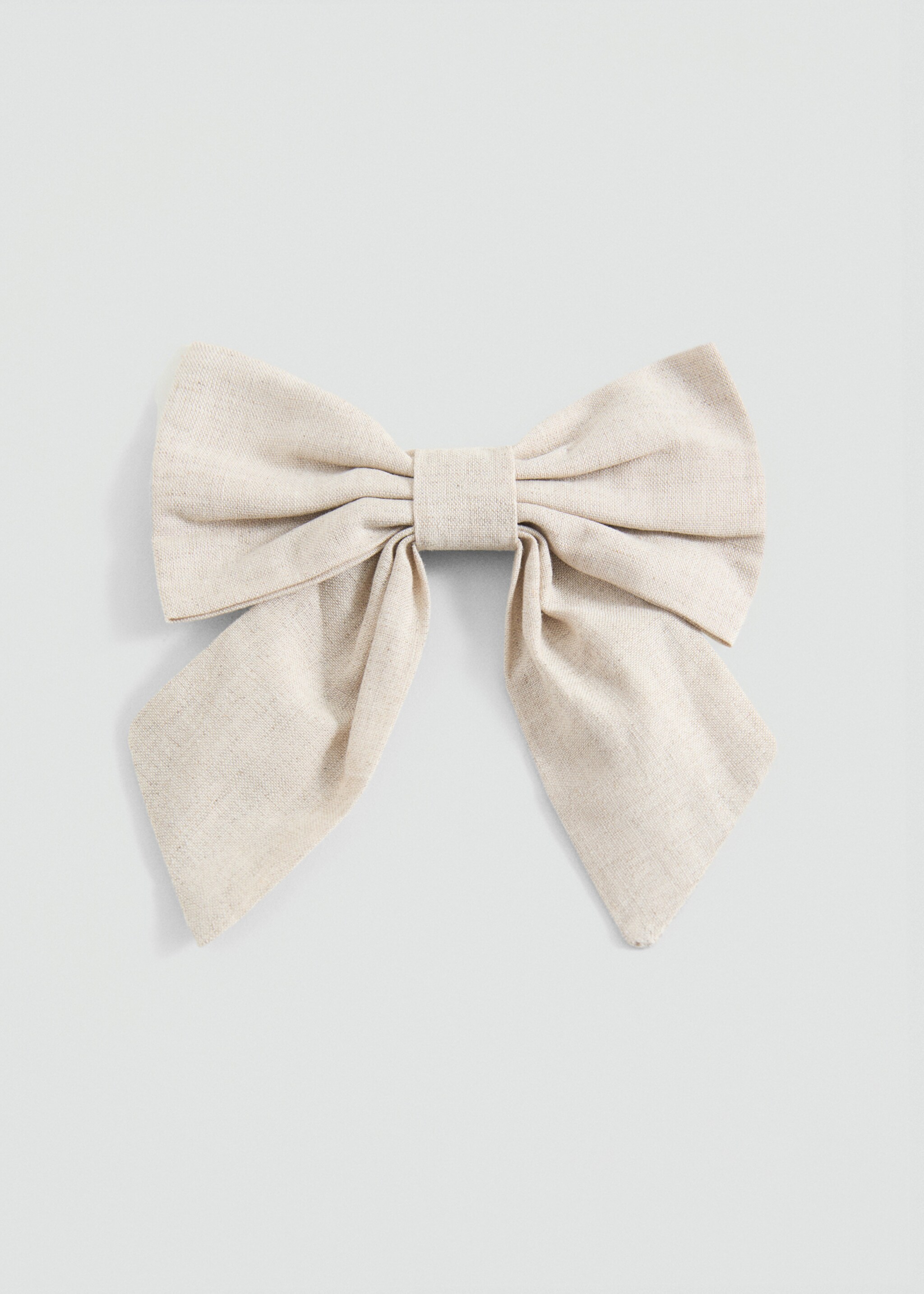 Bow hairclip - Article without model, Sand. Ref: 87023645-00.