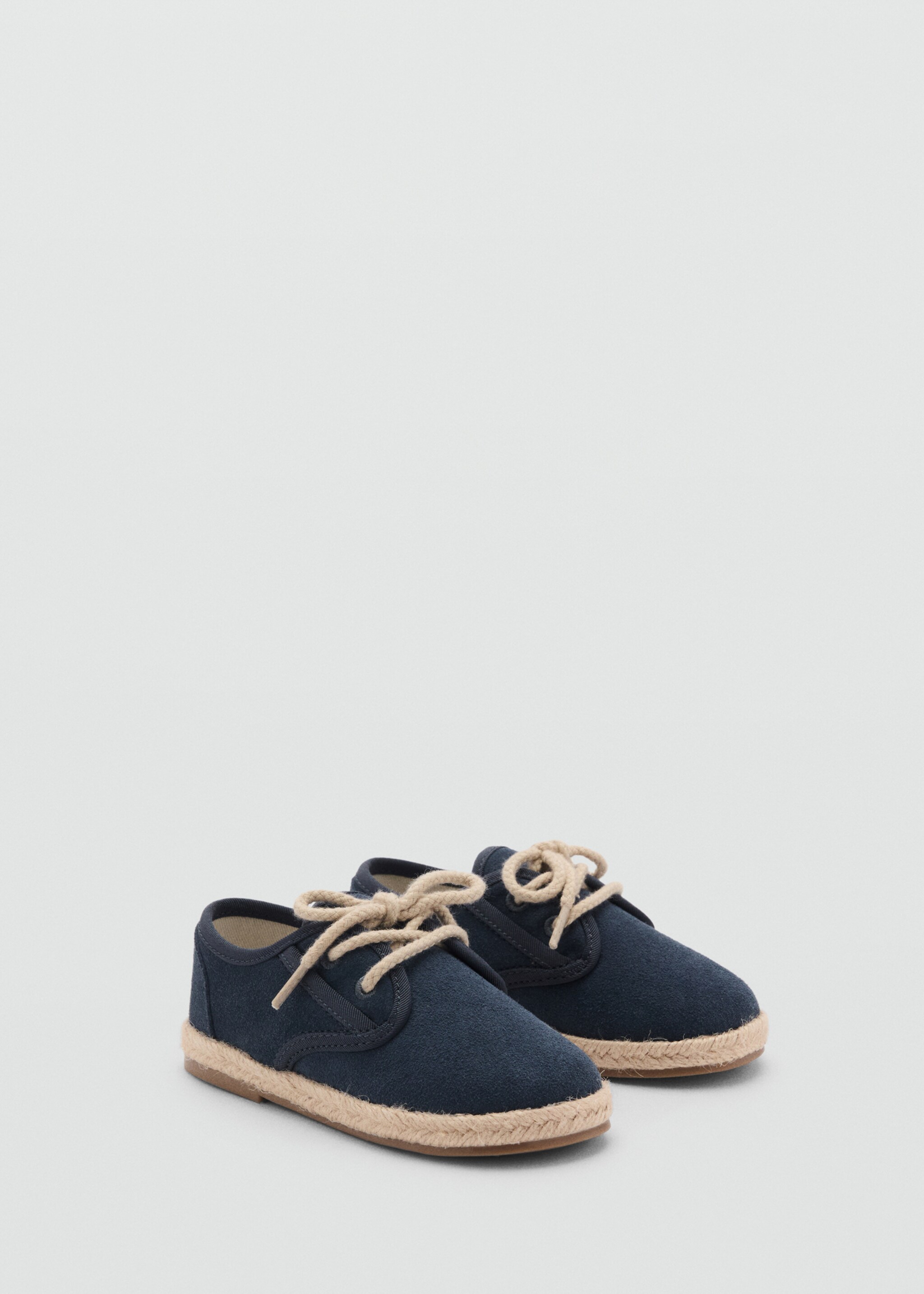 Lace-up leather shoes - Medium plane, Blue. Ref: 87023646-00.