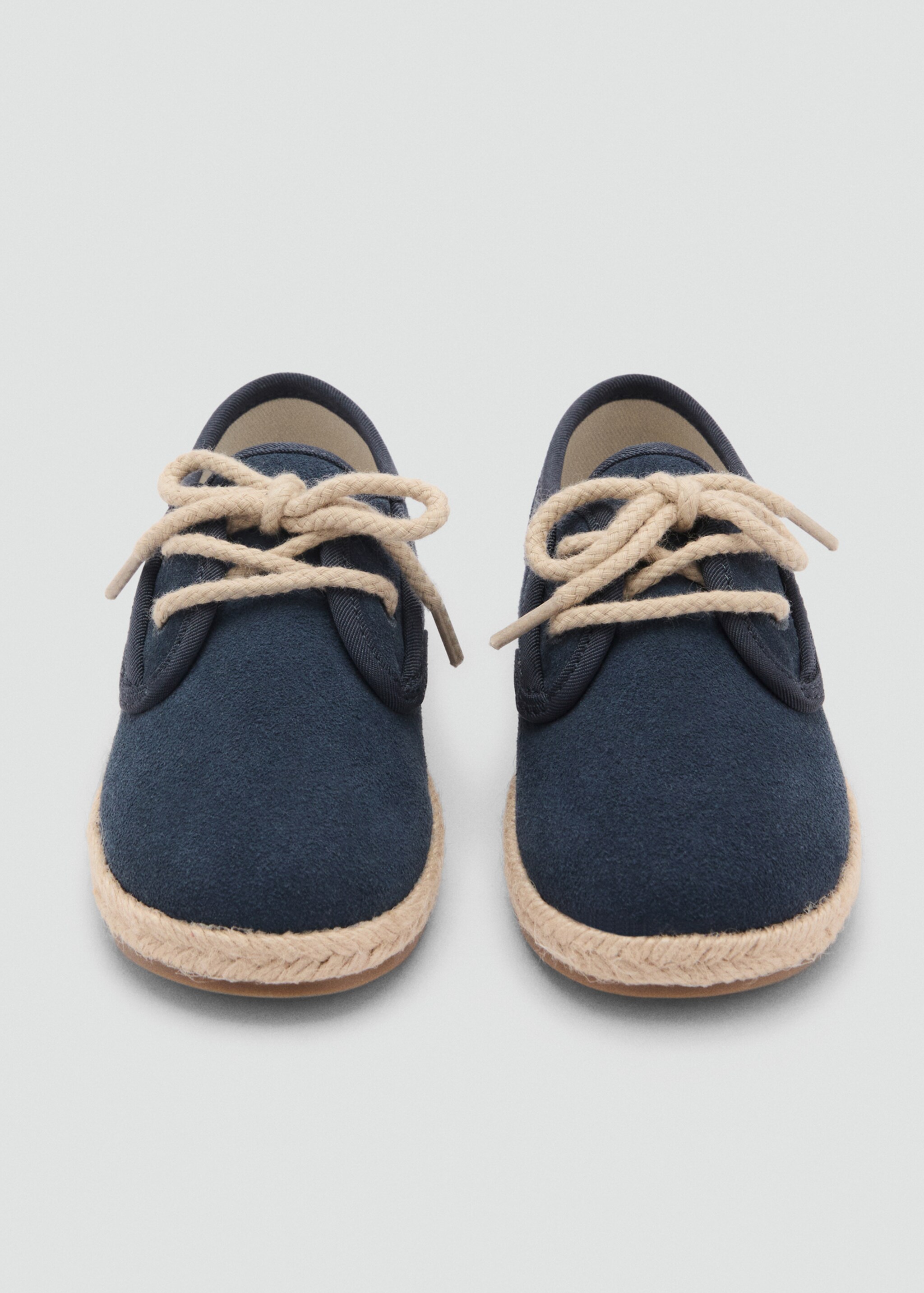 Lace-up leather shoes - Details of the article 1, Blue. Ref: 87023646-00.