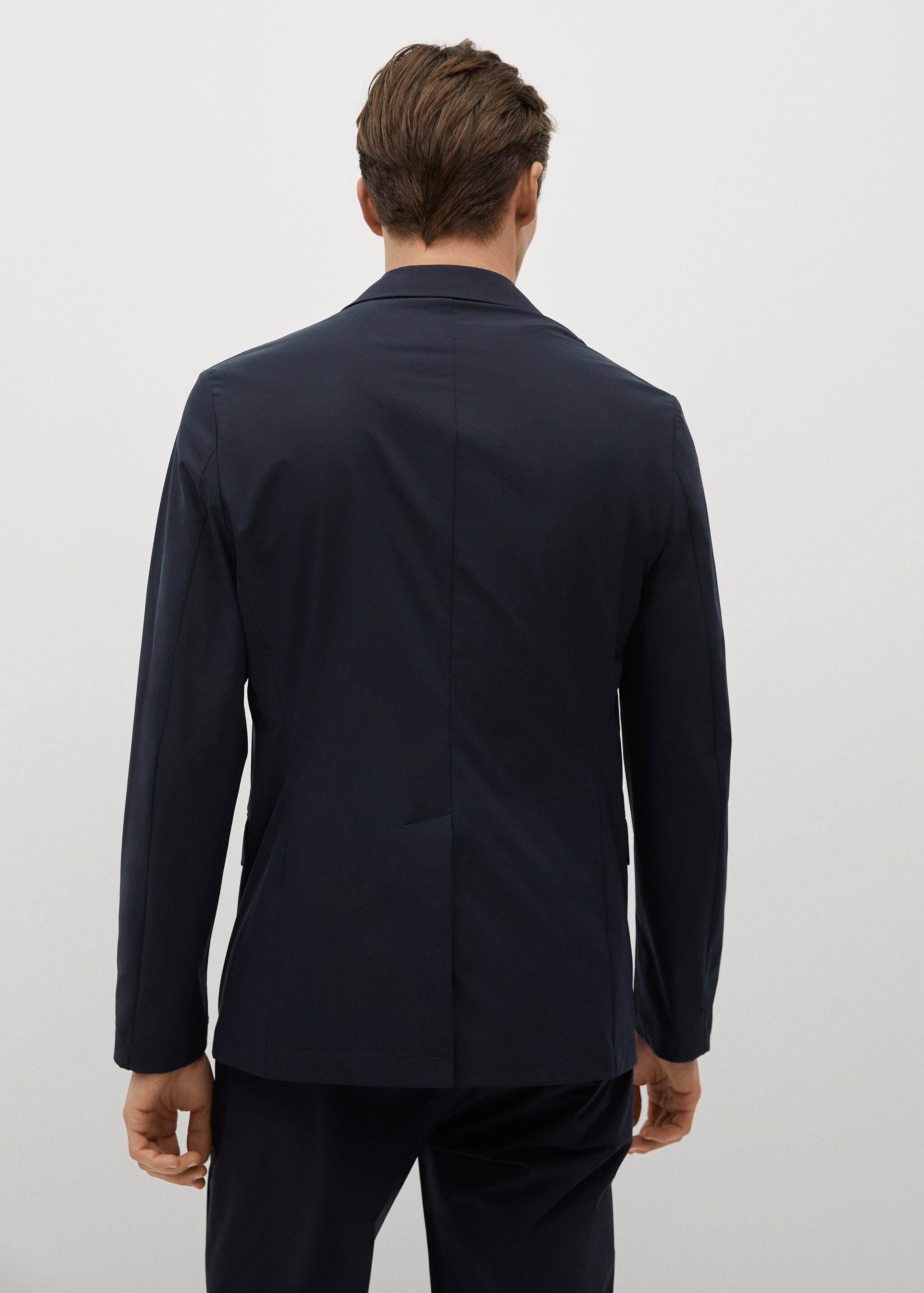 Americana slim fit empacable técnica - Reverso del artículo