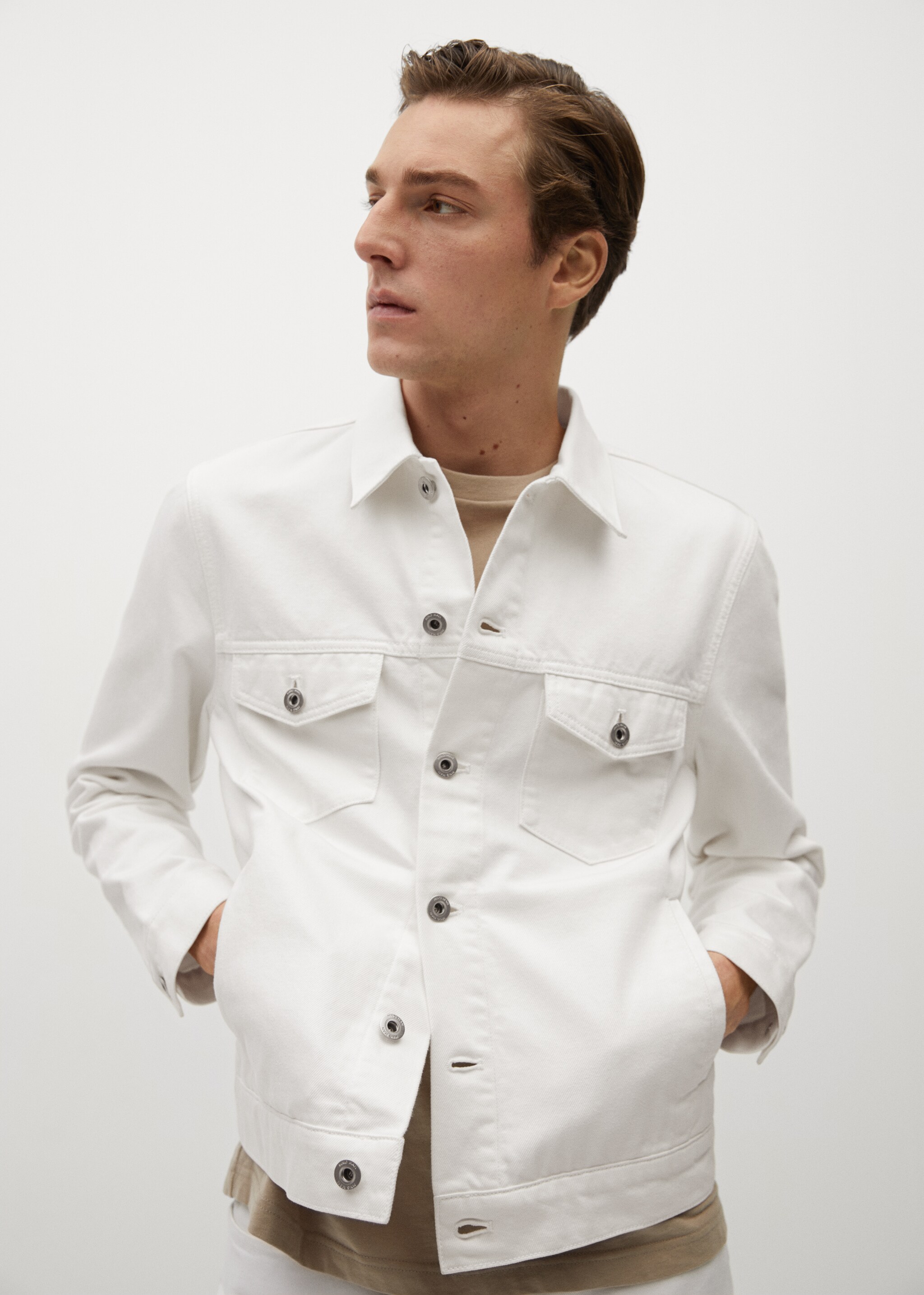 Chaqueta denim blanca - Detalle del artículo 3