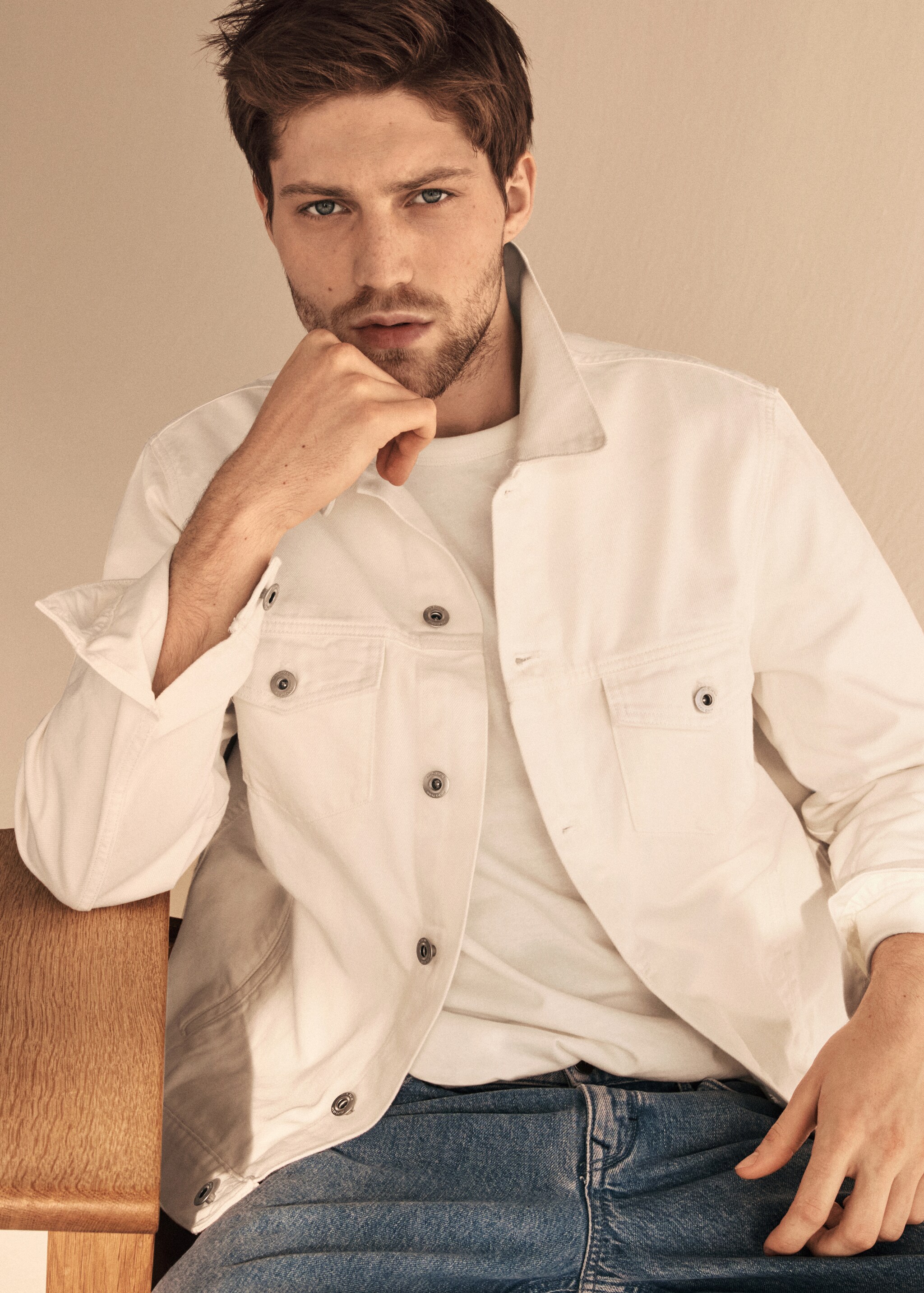 Chaqueta denim blanca - Detalle del artículo 5