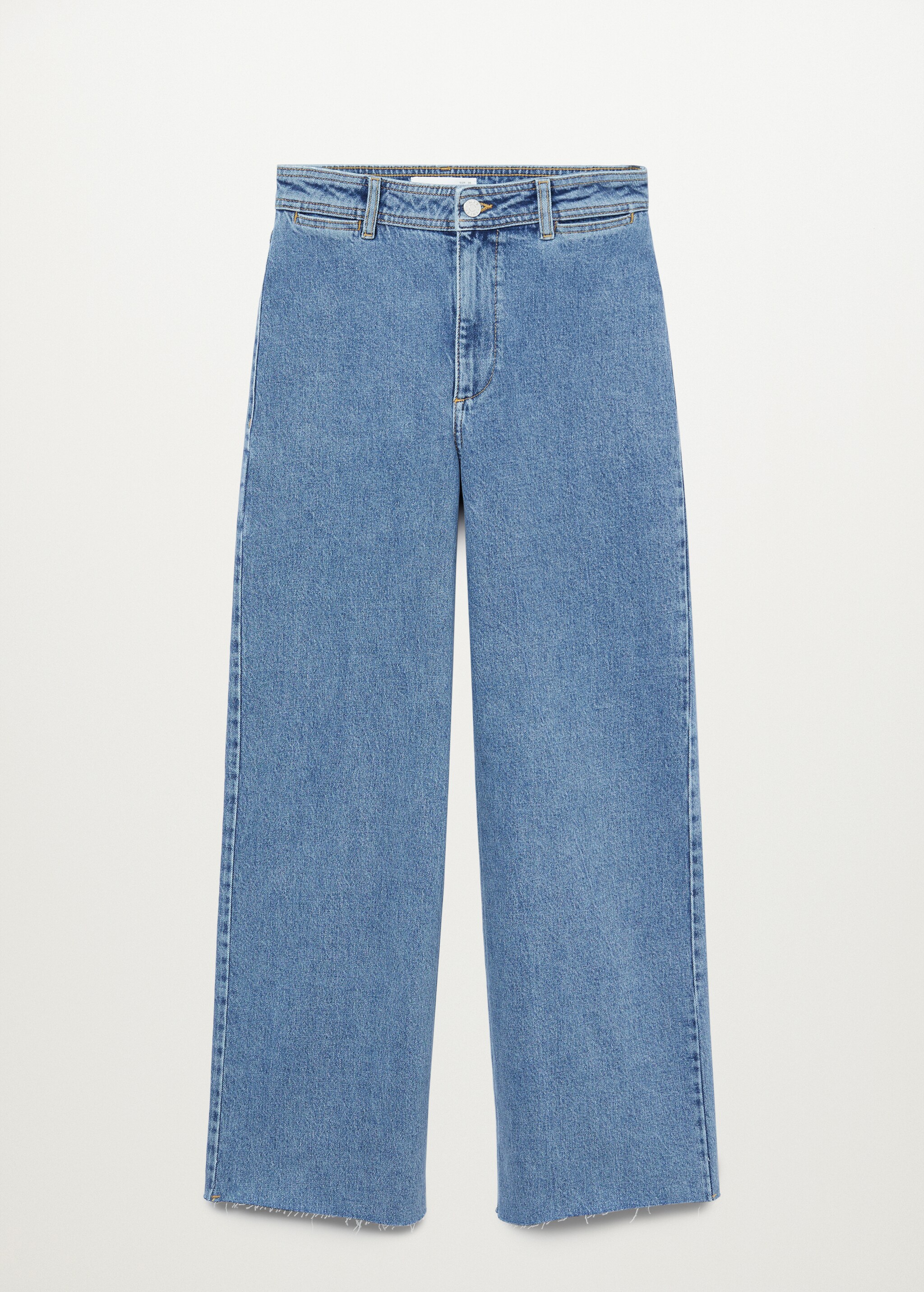 Džíny culottes s vysokým elastickým pasem - Zboží bez modelu