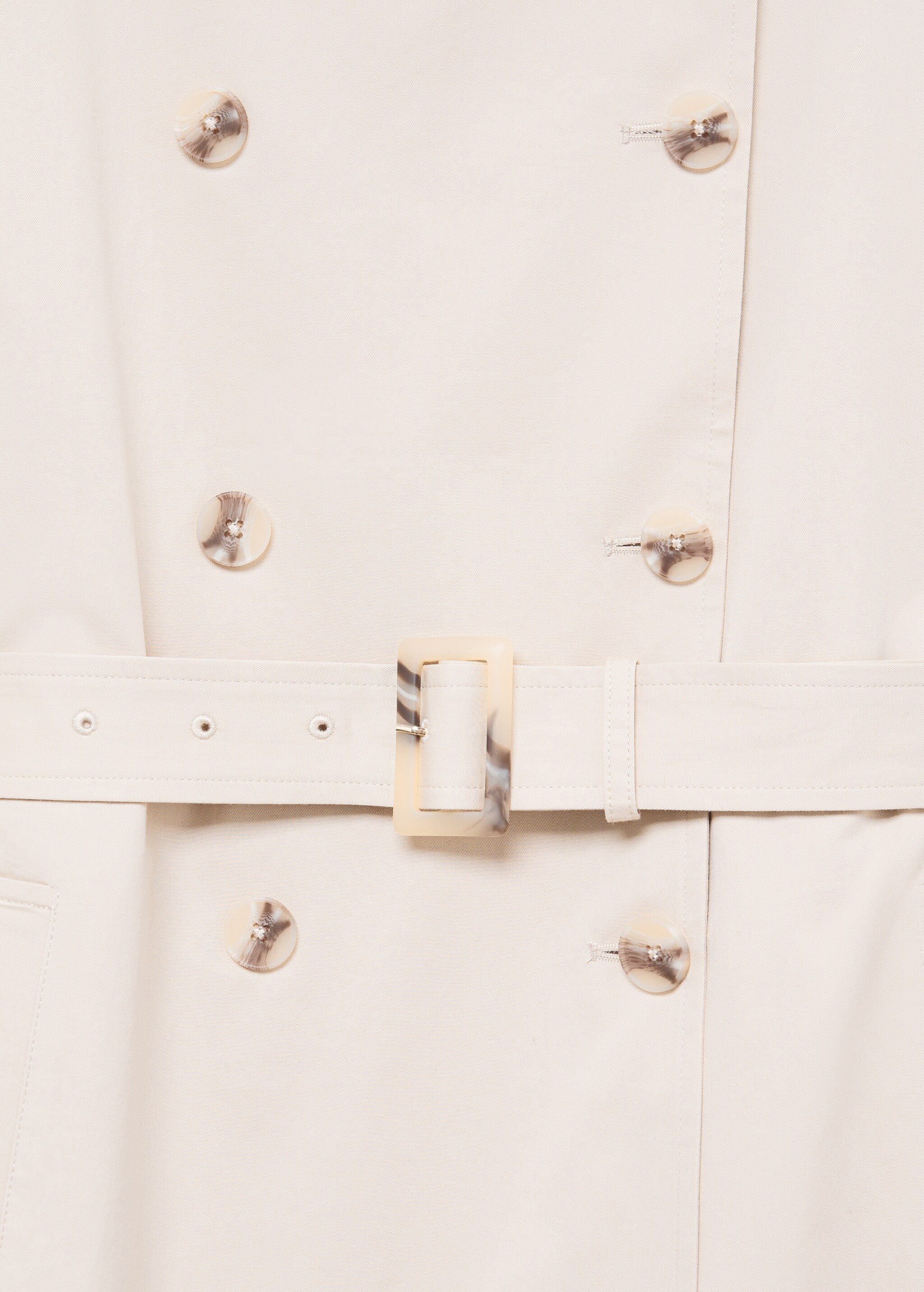 Long water-repellent trench coat - Details of the article 8