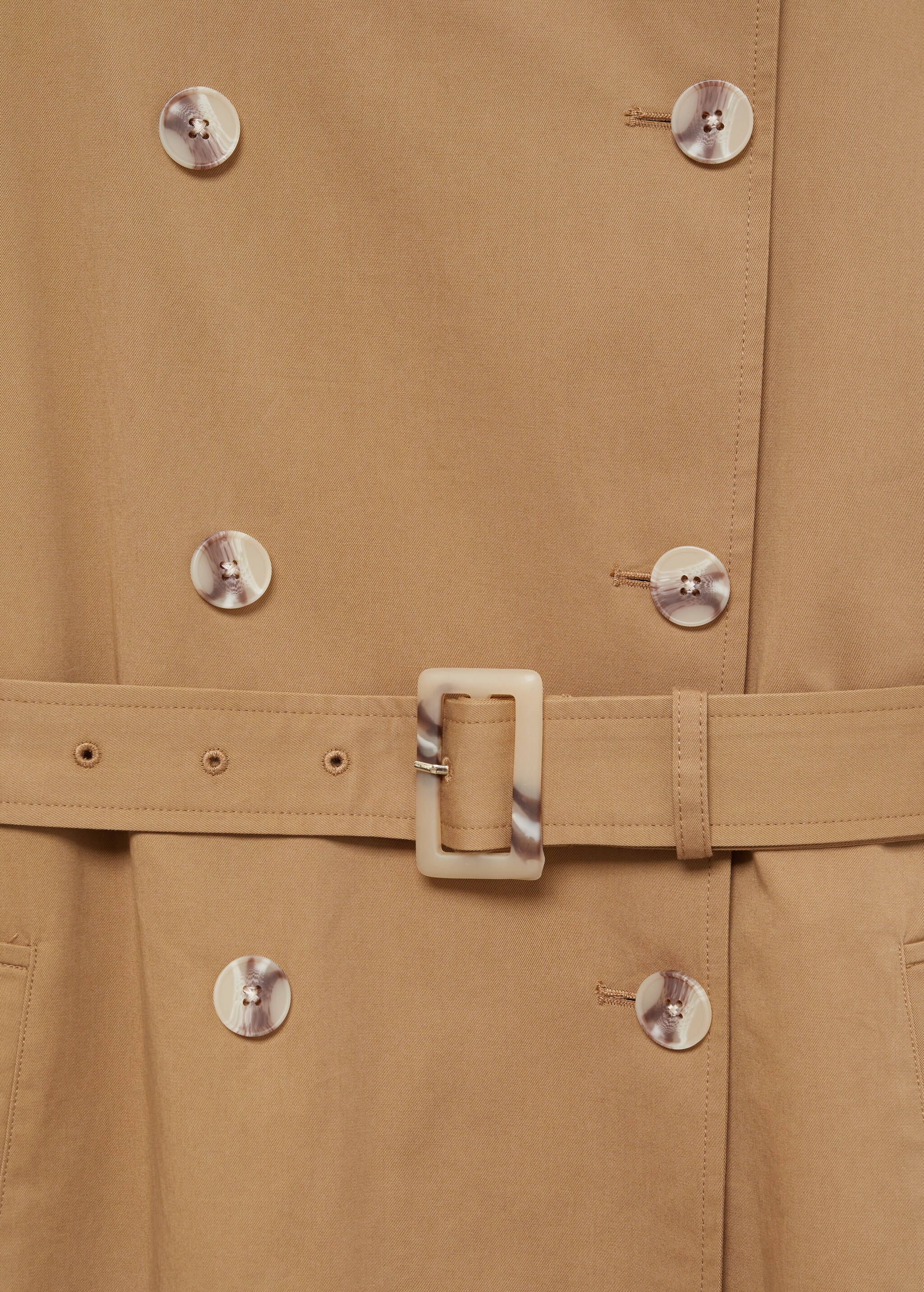 Long water-repellent trench coat - Details of the article 8
