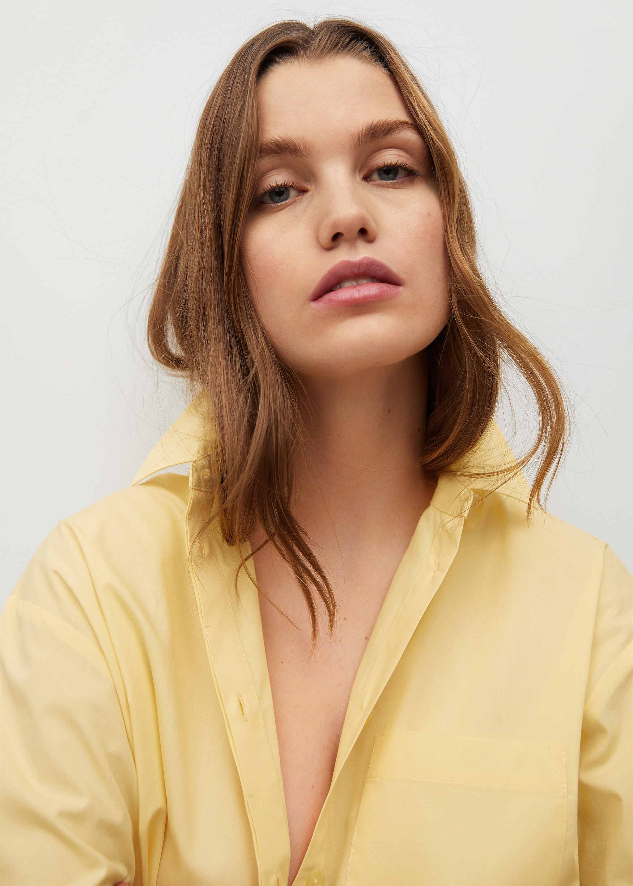 Oversize poplin shirt - Details of the article 2