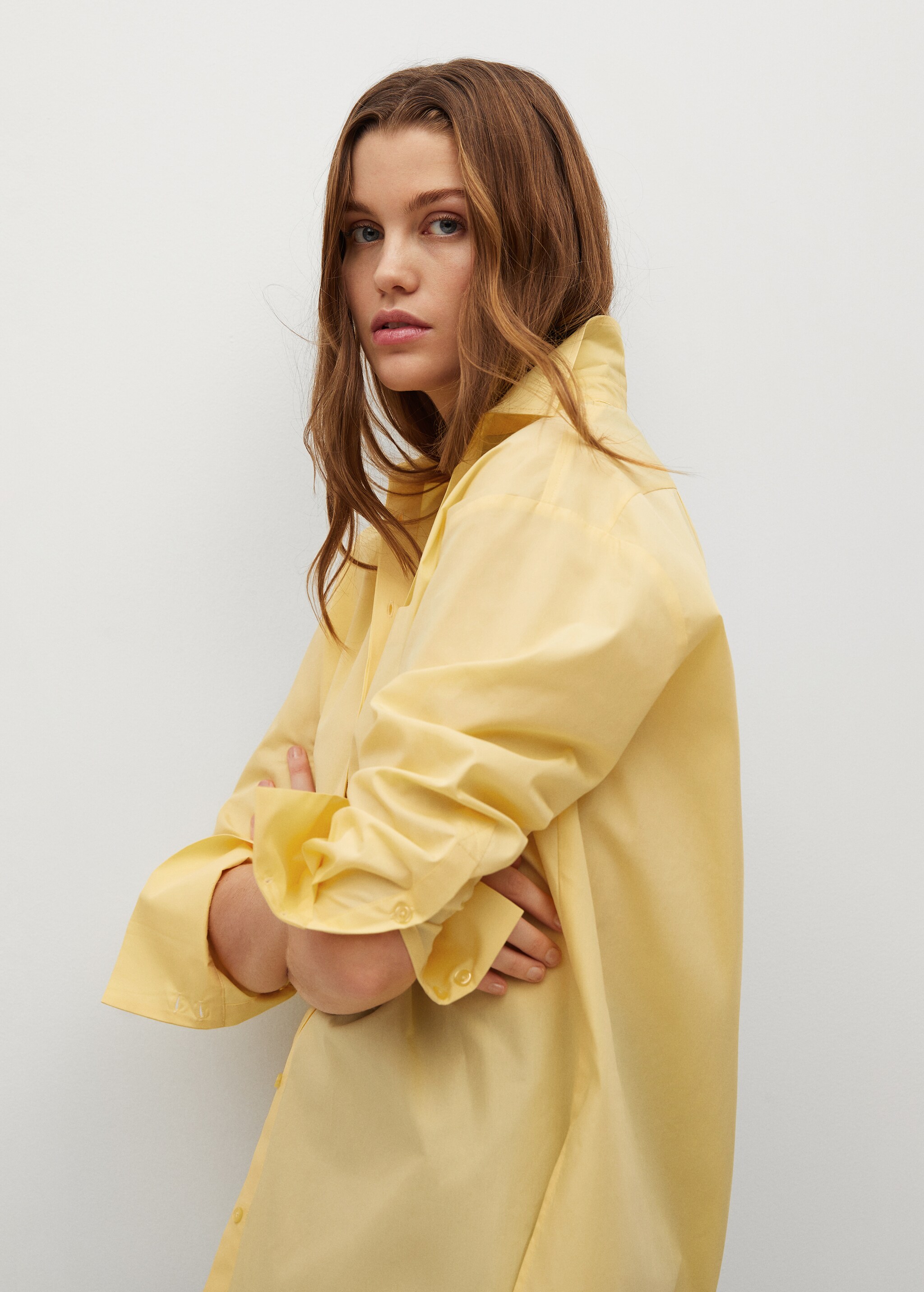 Oversize poplin shirt - Details of the article 3