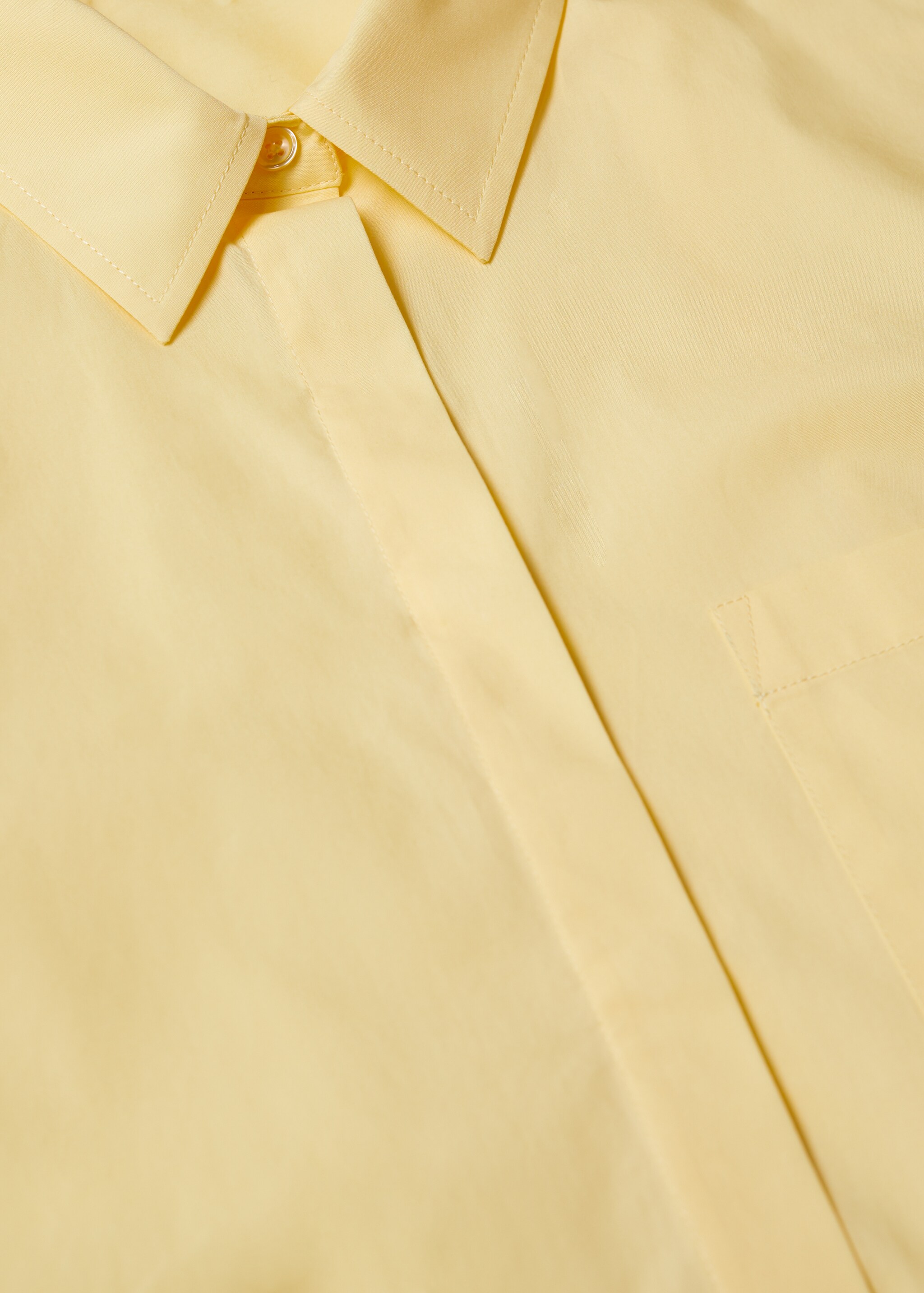 Oversize poplin shirt - Details of the article 8