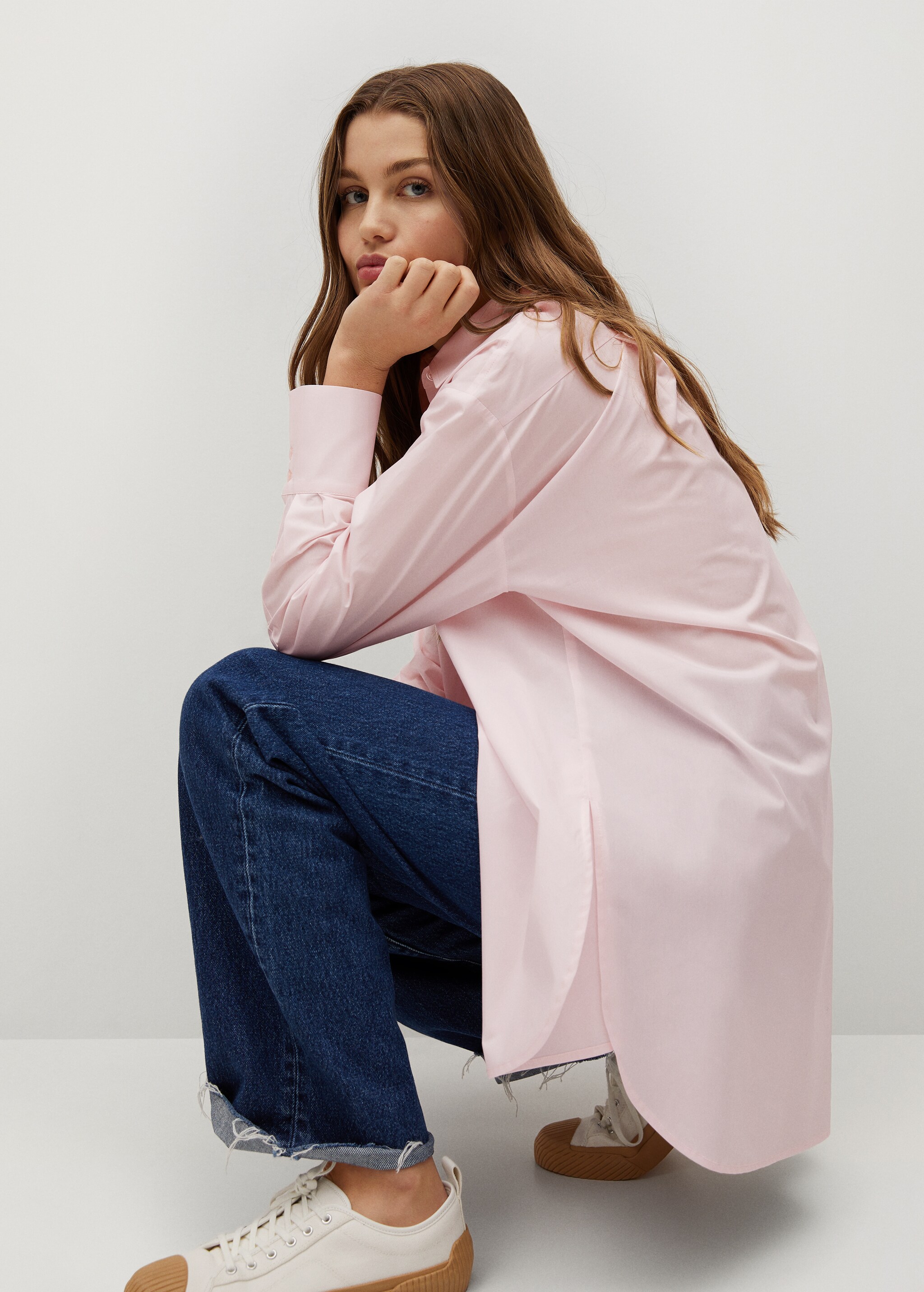 Camisa popelín oversize - Detalle del artículo 1