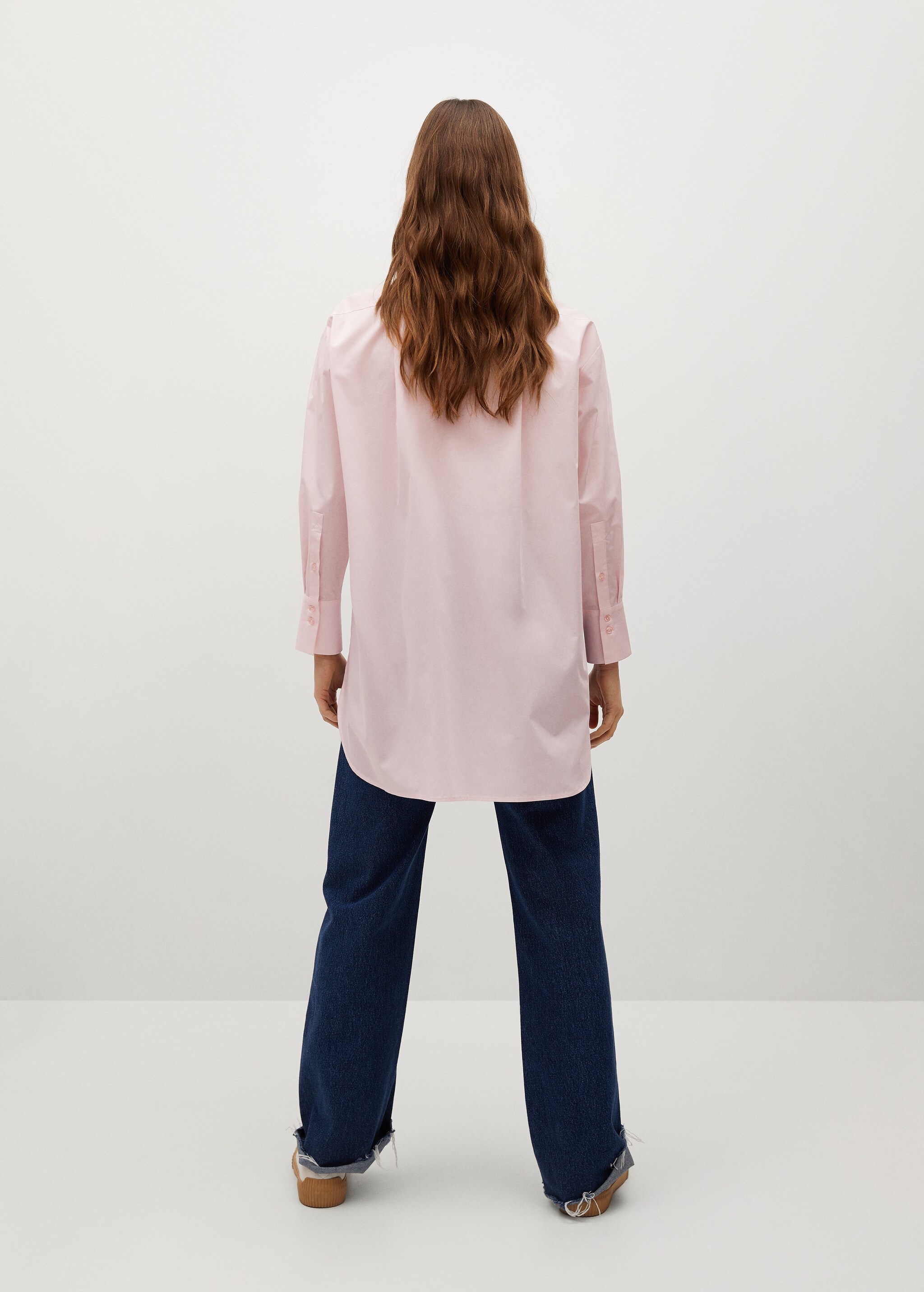 Camisa popelín oversize - Reverso del artículo