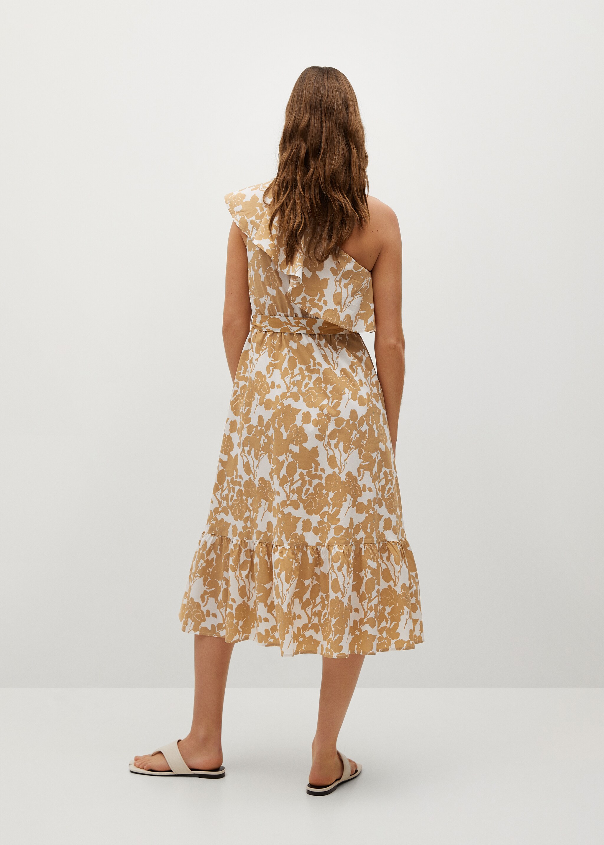 Vestido algodón estampado - Reverso del artículo