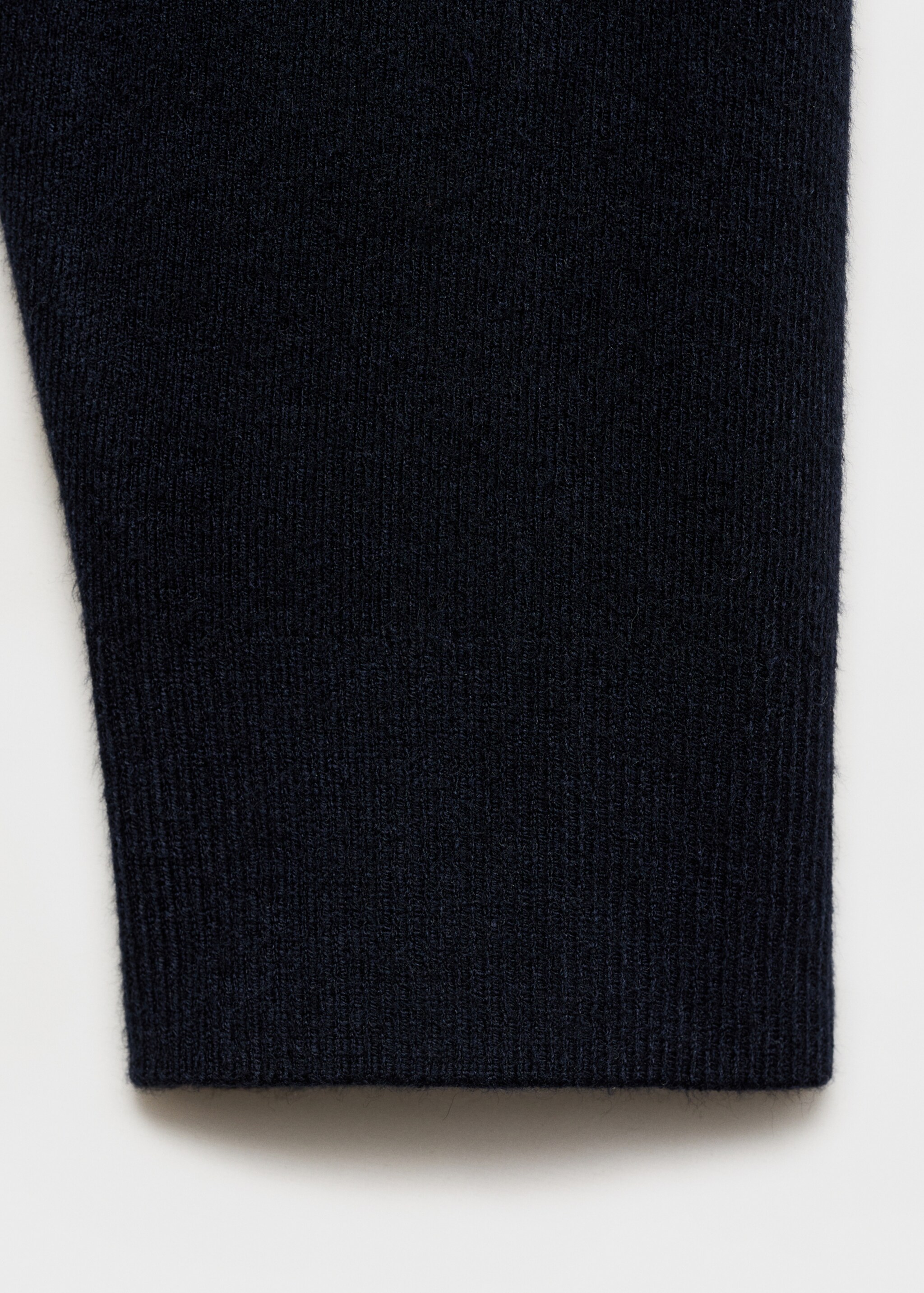 Zip neck jumper - Details of the article 0, Dark Navy. Ref: 87024072-00.