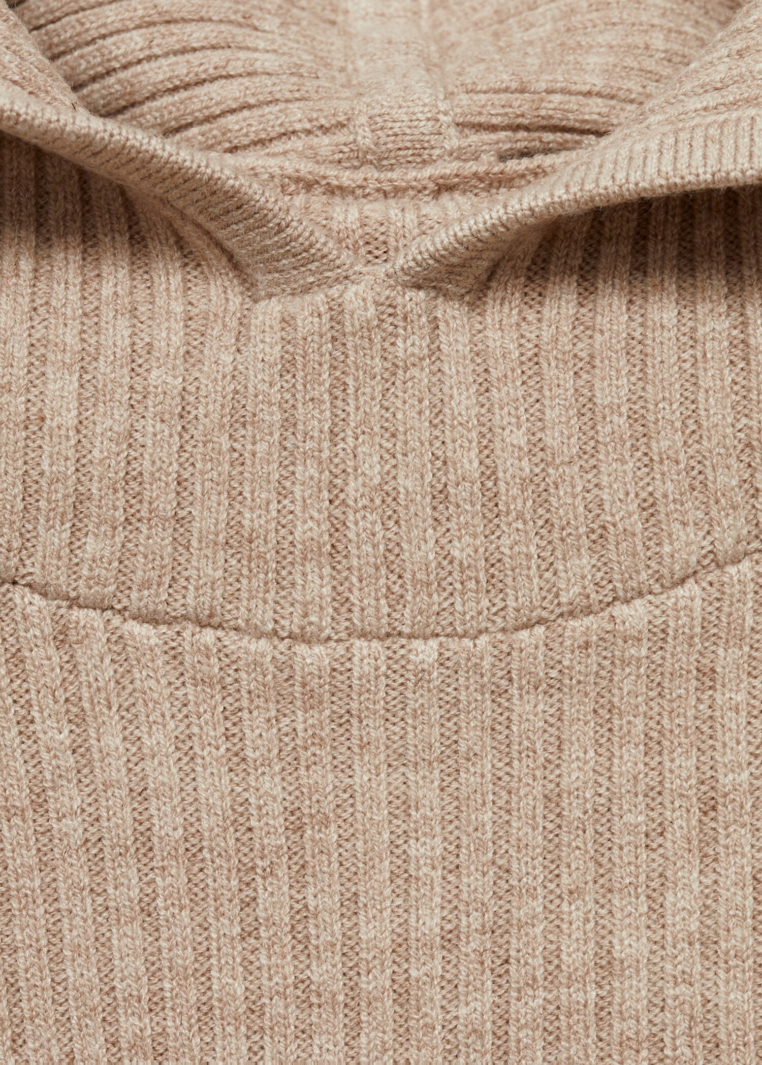 Gerippter Pullover mit Kapuze - Detail des Artikels 8