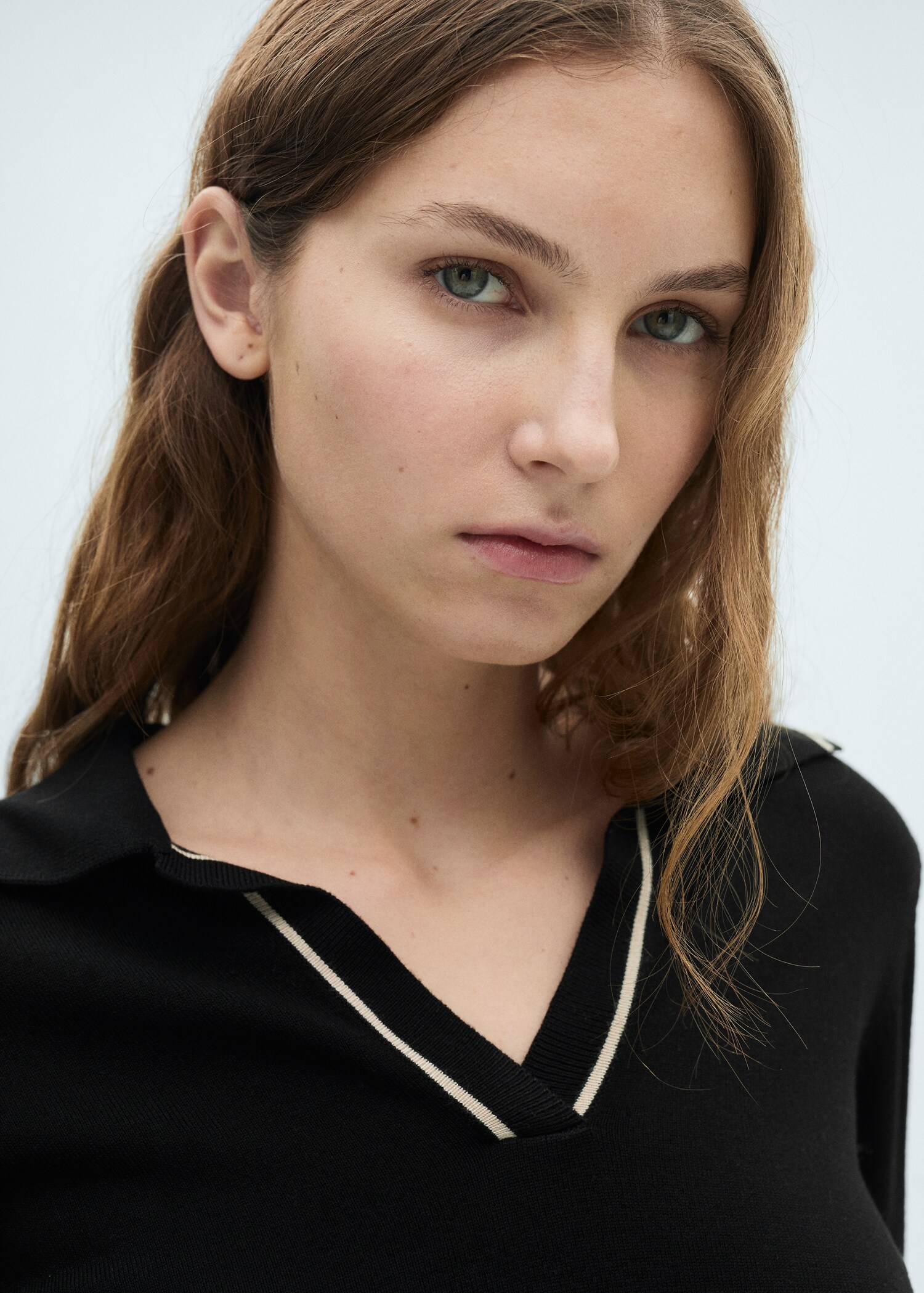 Pull revers contrastés liserés - Détail de l'article 1