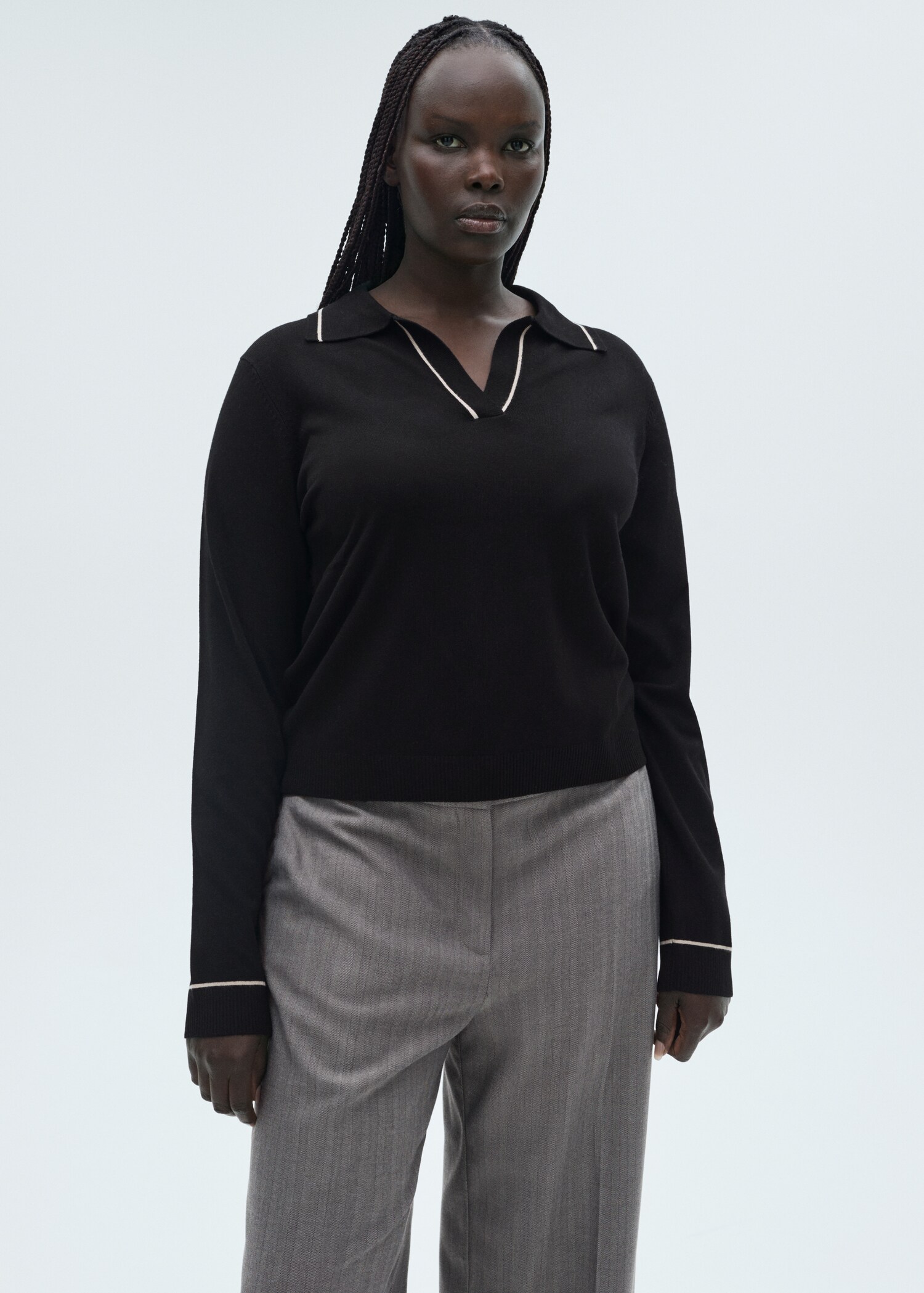 Pull revers contrastés liserés - Détail de l'article 5