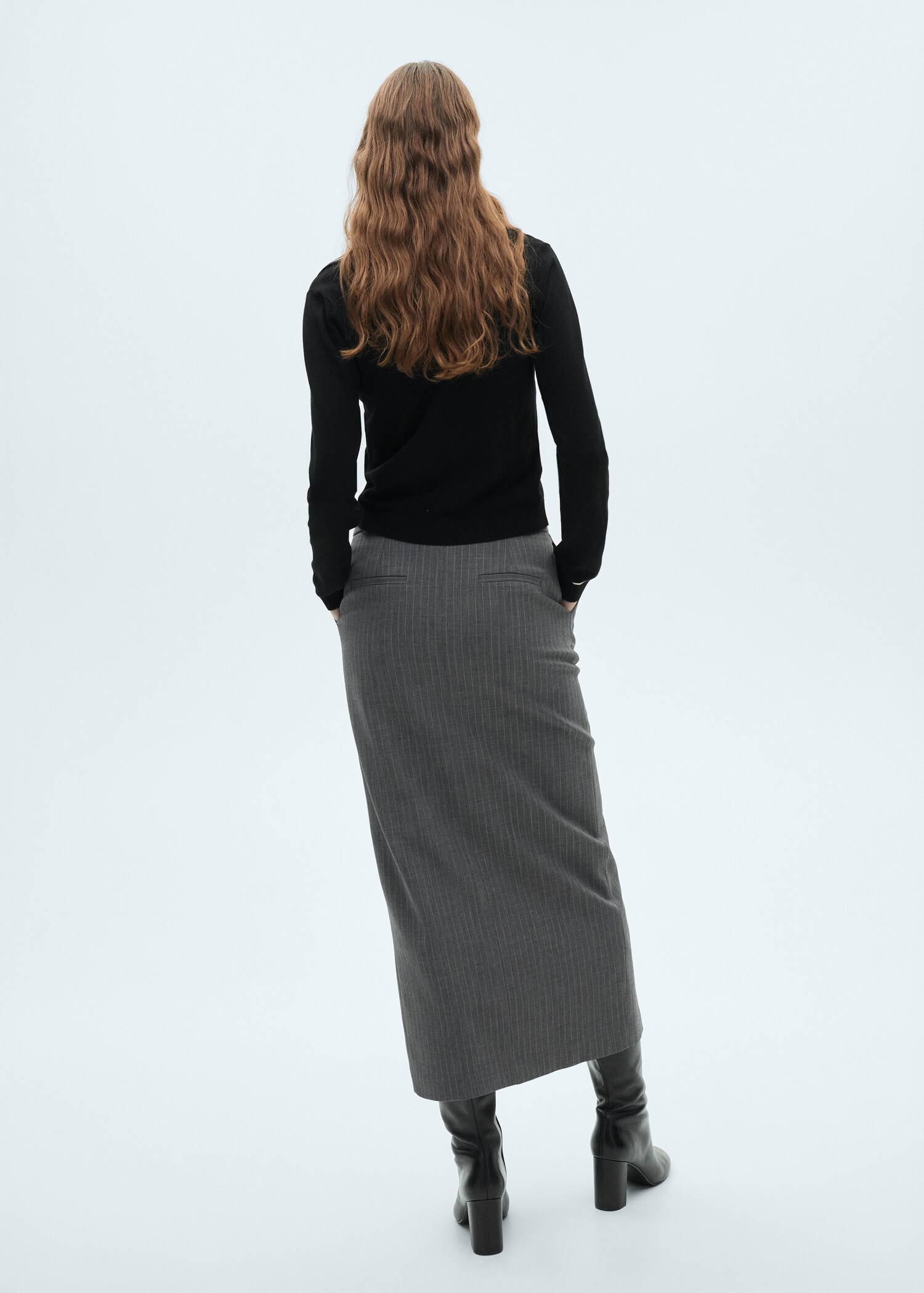 Pull revers contrastés liserés - Verso de l’article