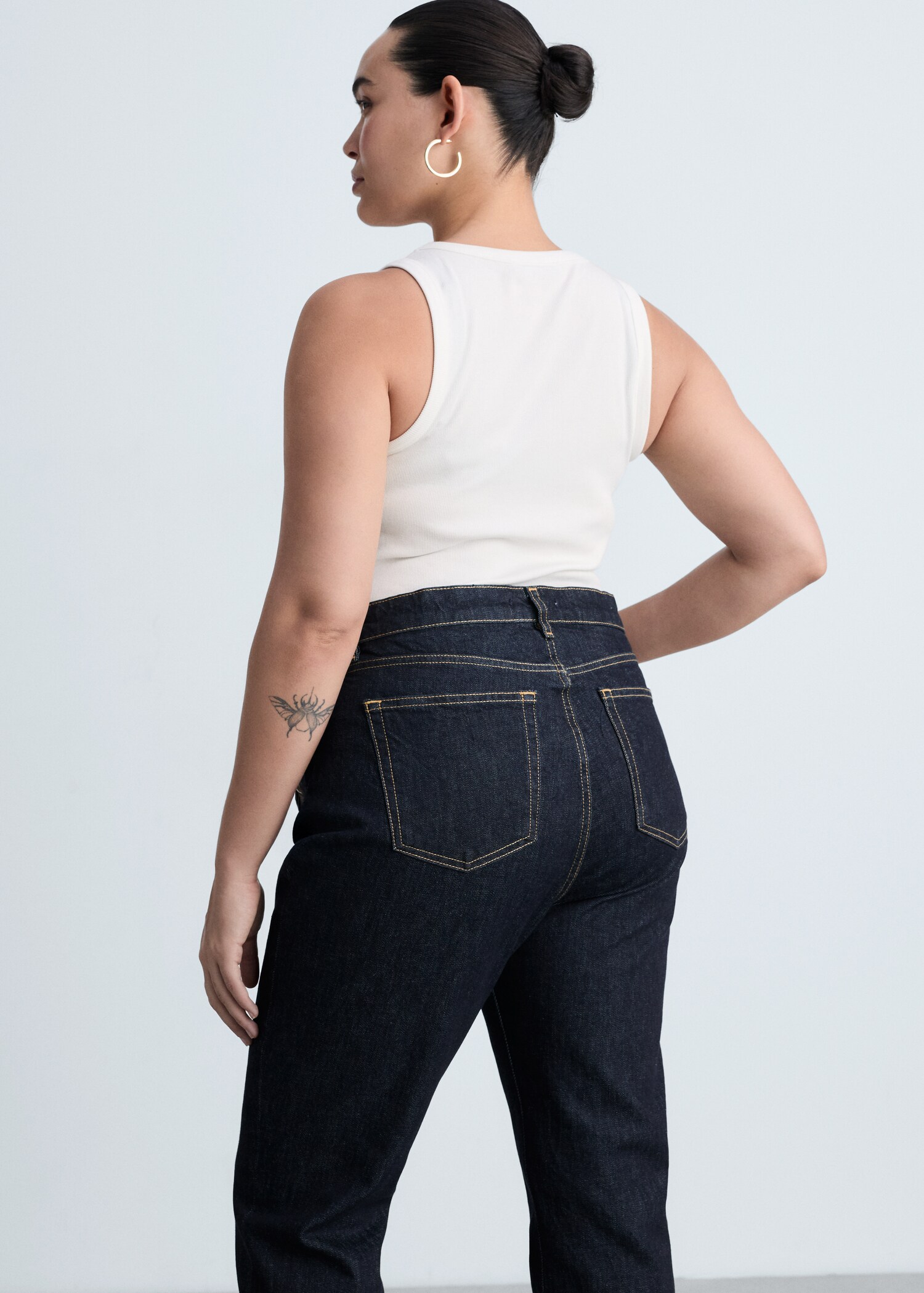Jean Claudia slim crop rinse wash - Détail de l'article 4