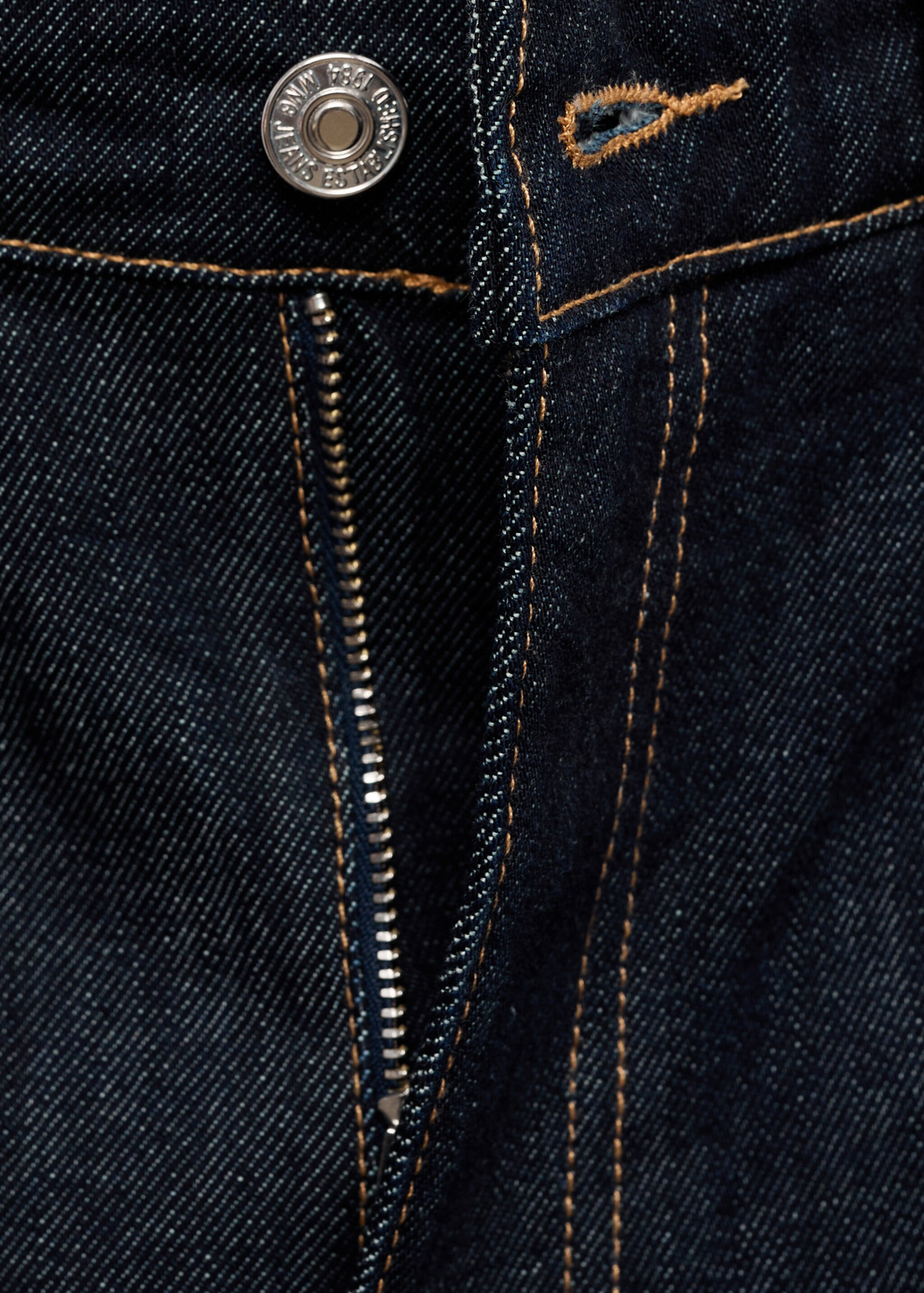 Kurze Slim-Rinse-Wash-Jeans Claudia - Detail des Artikels 8, Blau. Ref: 87024082-00.