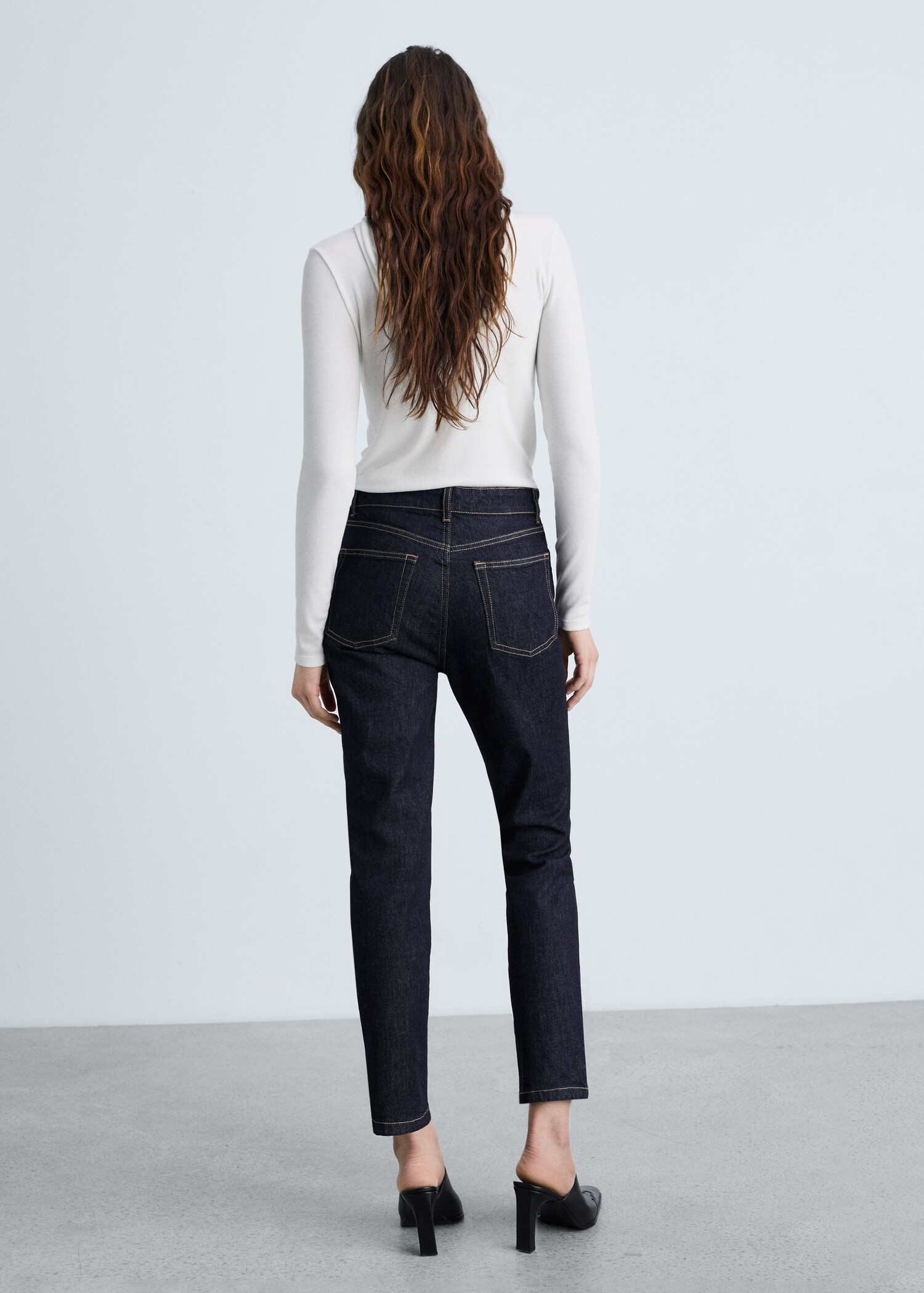 Jean Claudia slim crop rinse wash - Verso de l’article