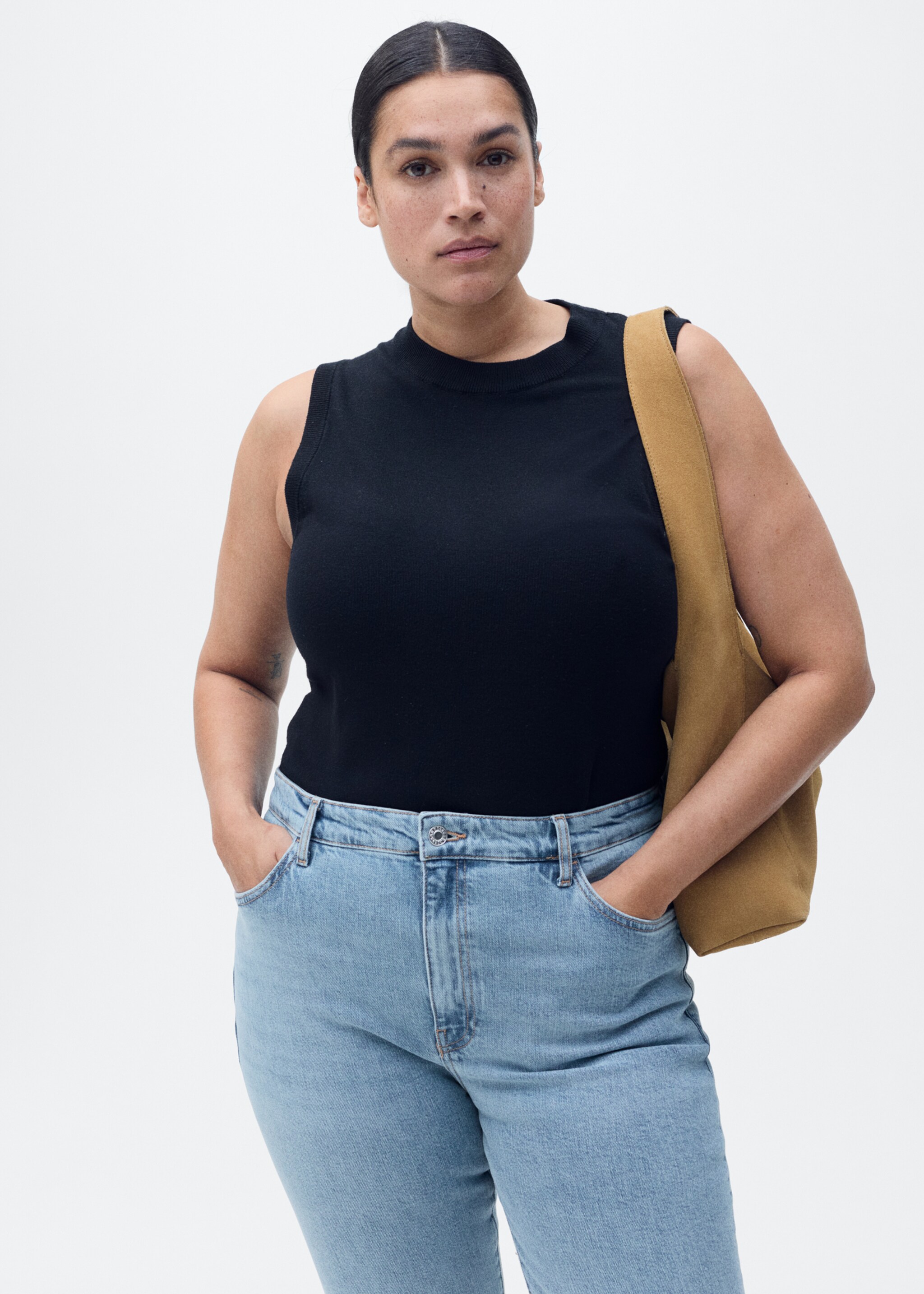 Texans Claudia slim crop - Detall de l'article 5, Blau mitjà. Ref: 87024085-00.