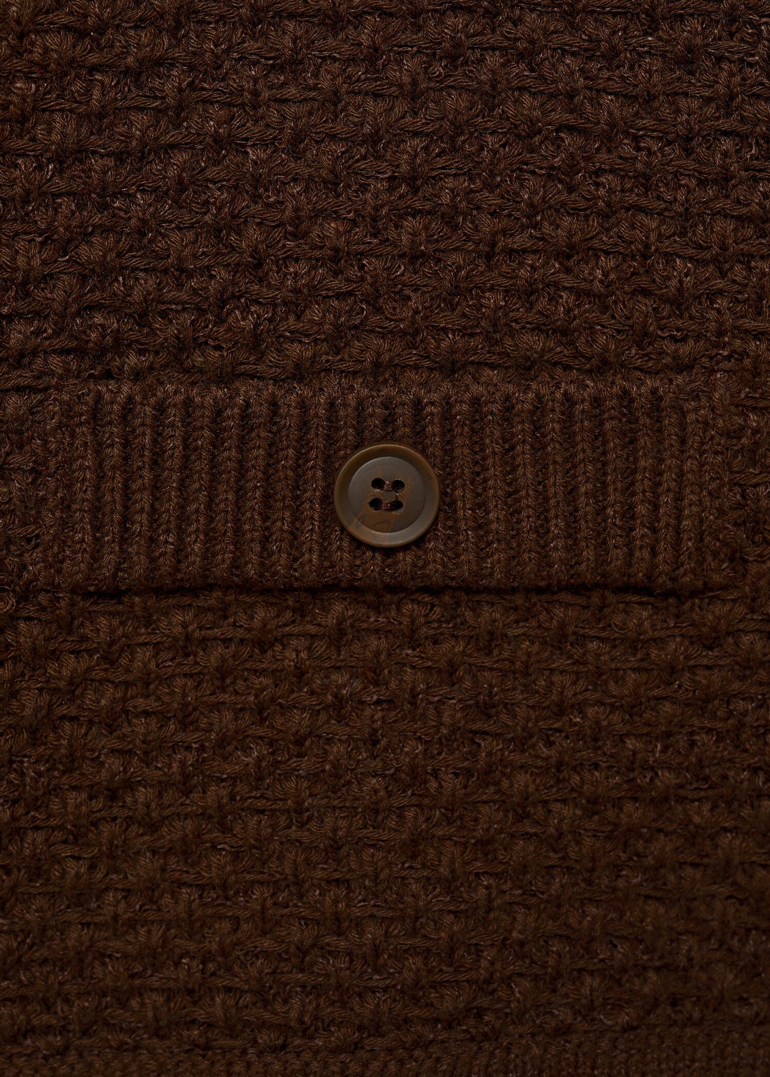 Stickad jacka med pikékrage - Detaljer om artikeln 8