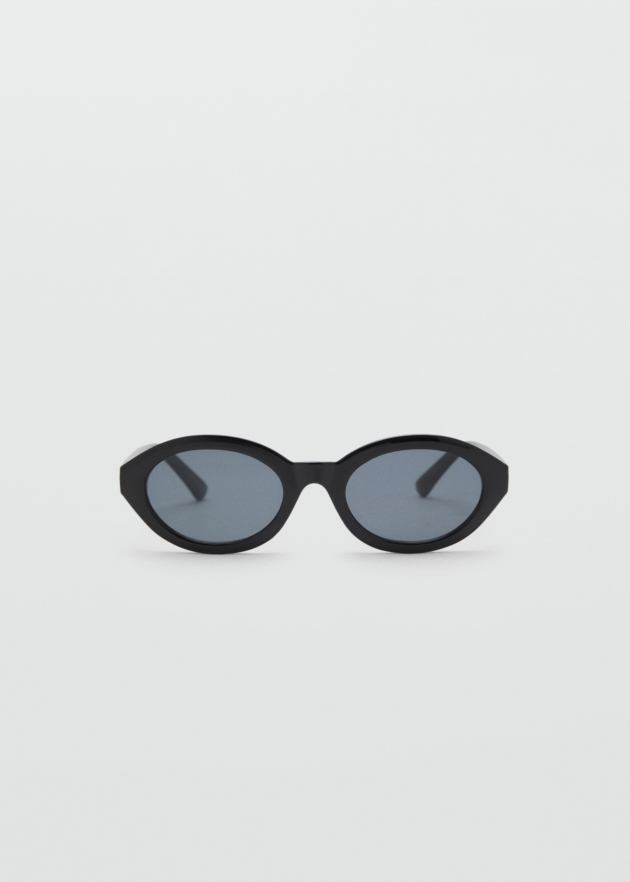 Oval-frame sunglasses - Article without model, Black. Ref: 87024388-00.