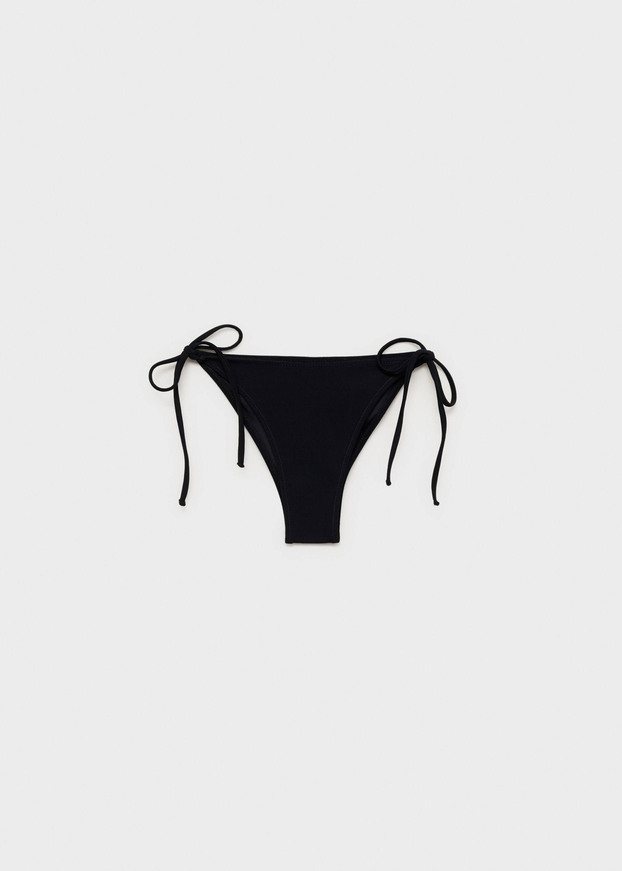 Bikini bottoms with bows - Article without model, Black. Ref: 87024394-00.