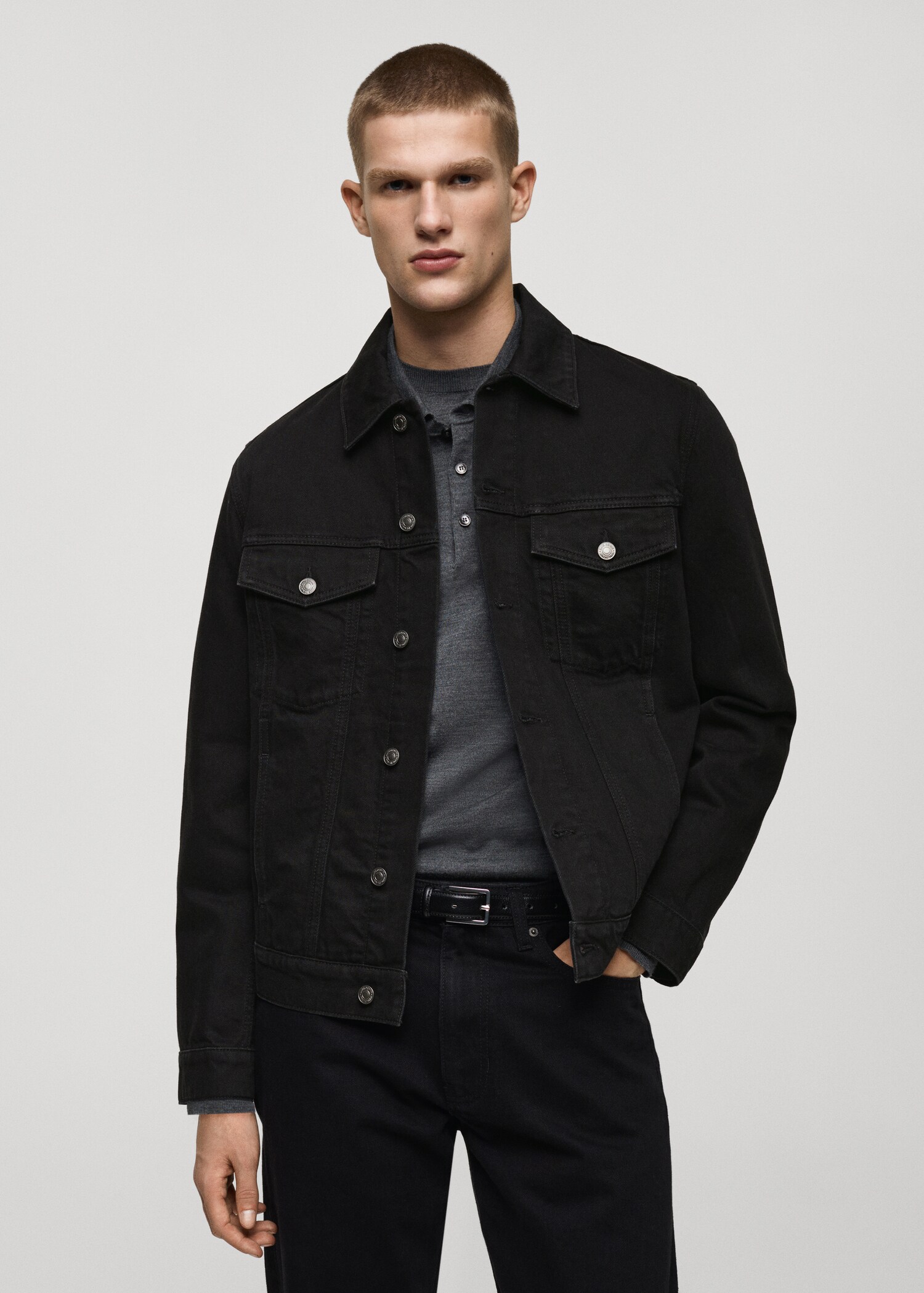 Denim jacket pockets - Medium plane