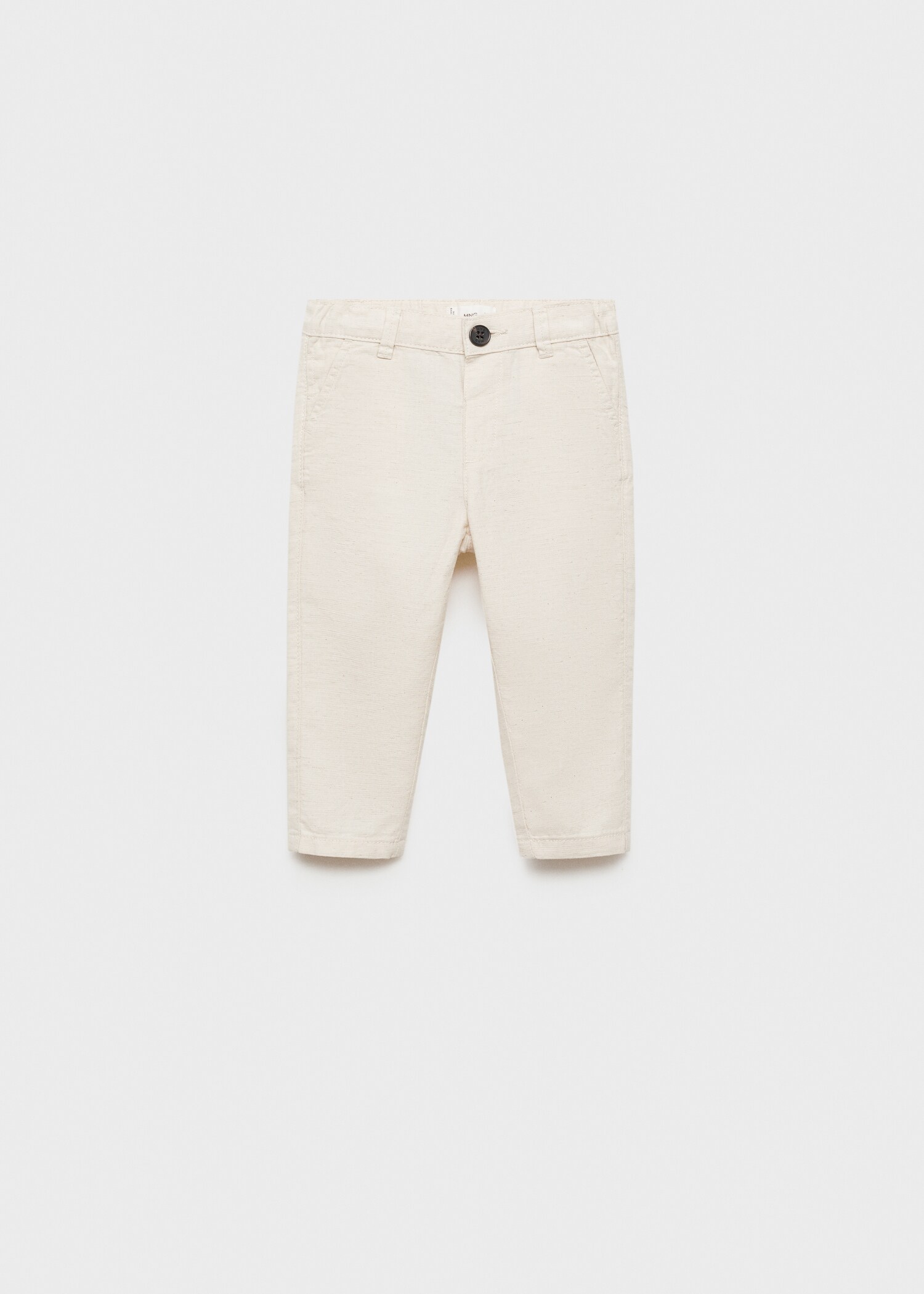 Contrast waistband chinos - Article without model