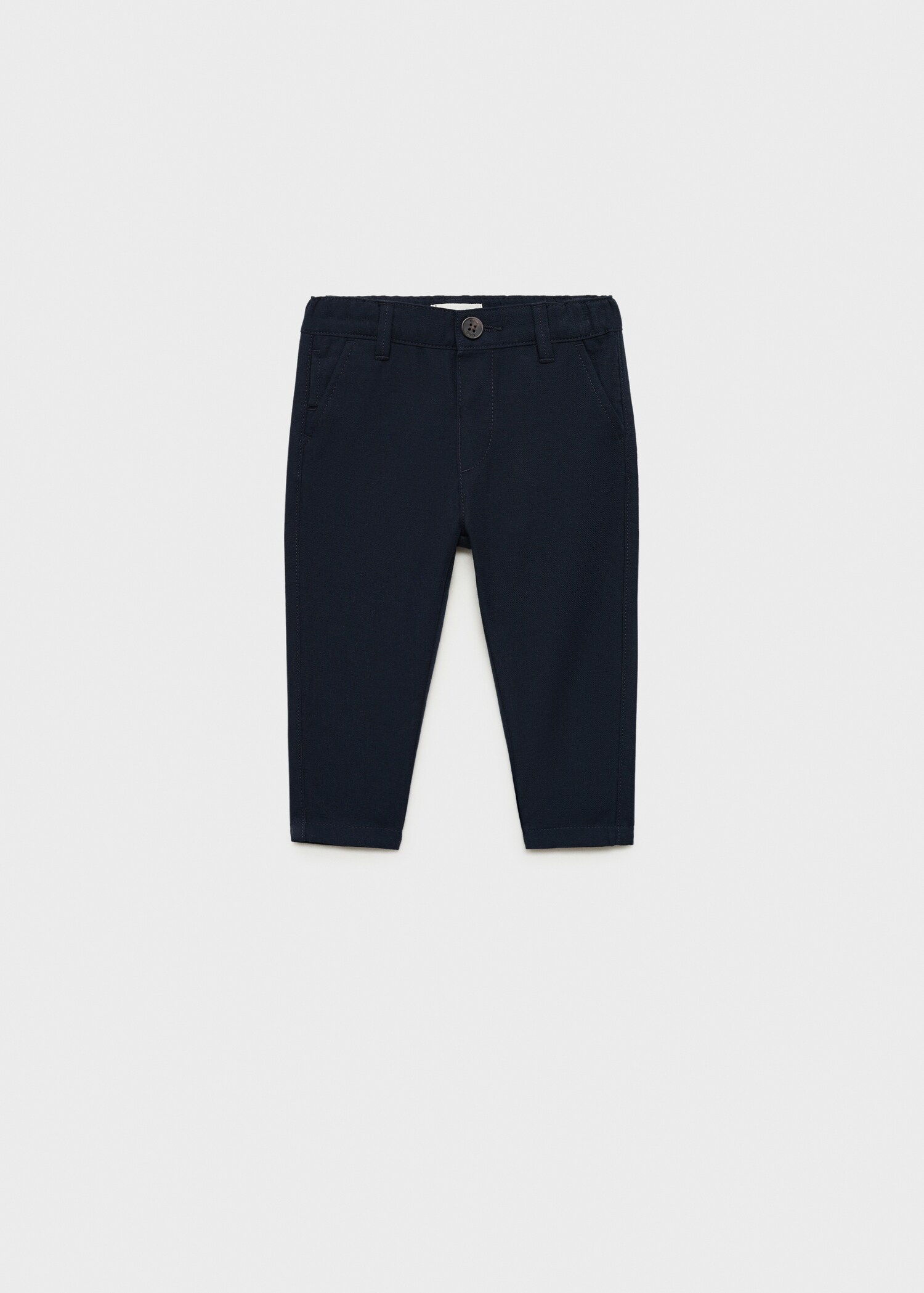 Contrast waistband chinos - Article without model