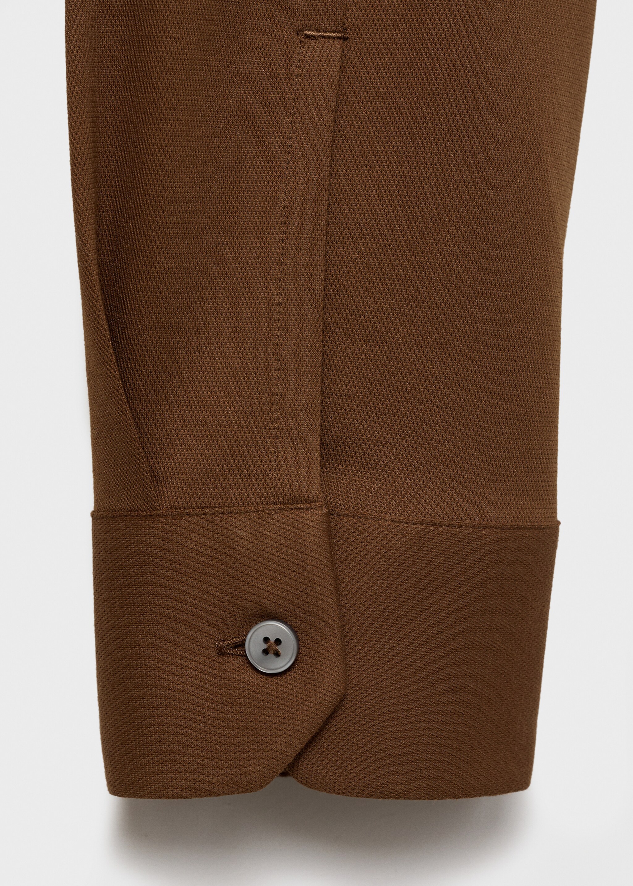 Comfort stretch non-iron shirt - Details of the article 0, Burnt Orange. Ref: 87024408-00.