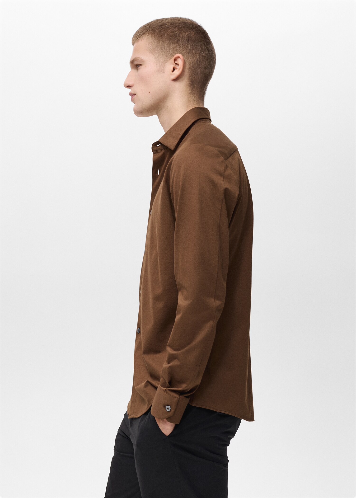 Comfort stretch non-iron shirt - Details of the article 2