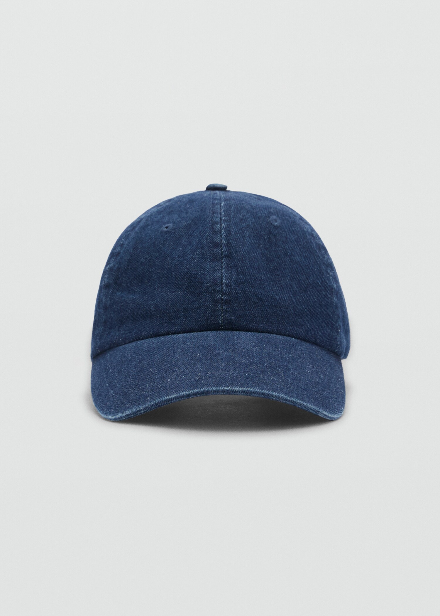 Denim cap with visor - Medium plane