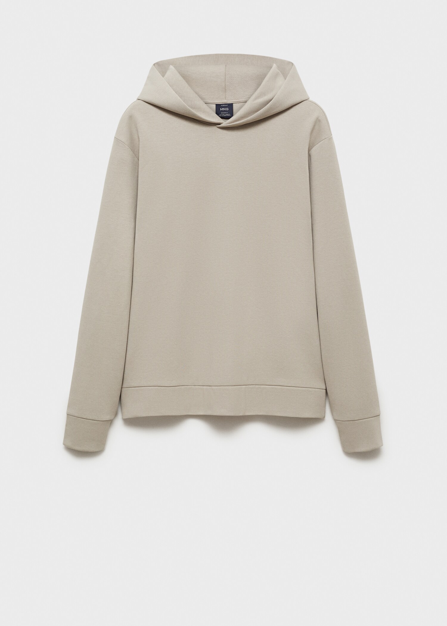 Regular-fit cotton hoodie - Article without model