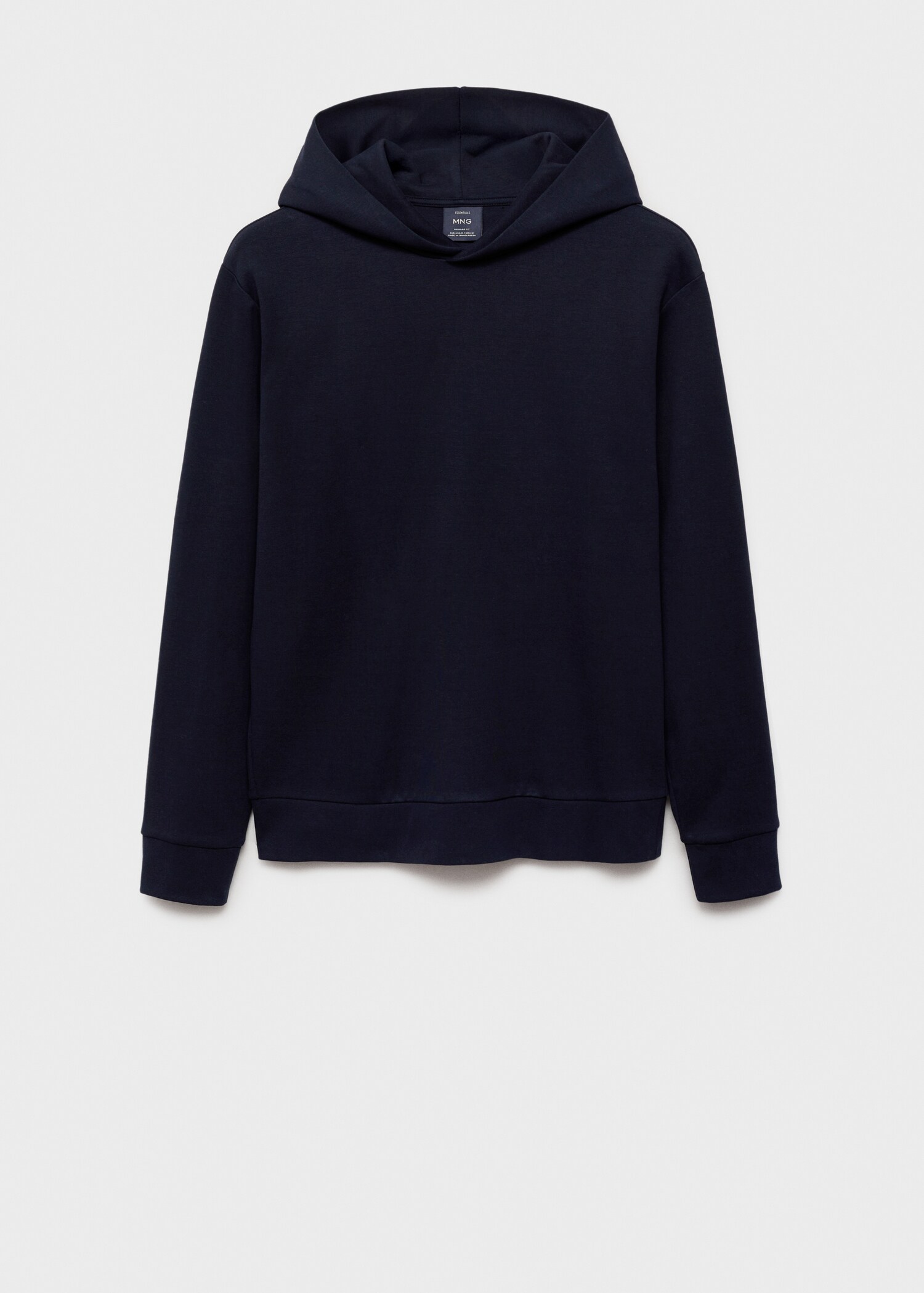 Regular-fit cotton hoodie - Article without model