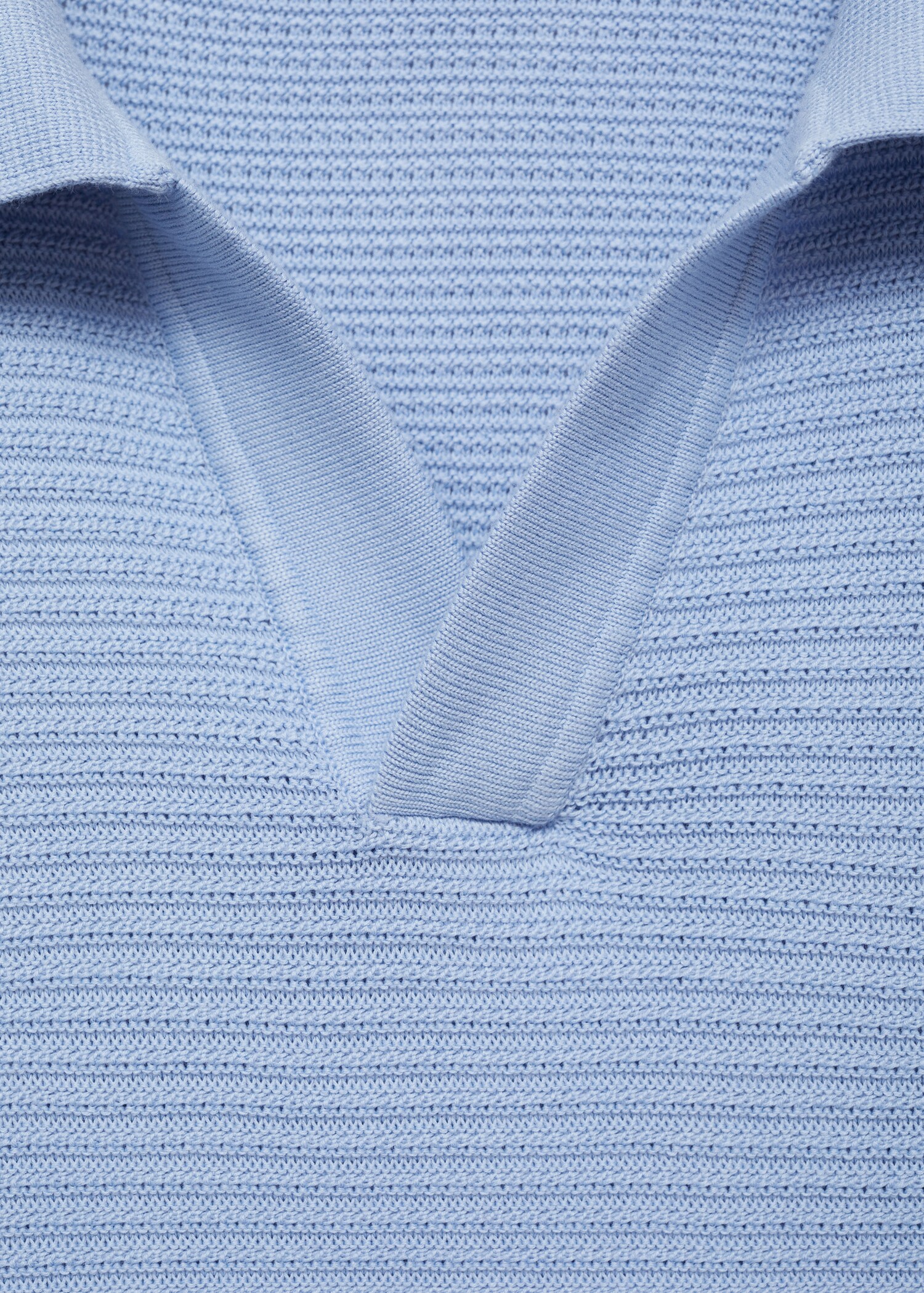 100% cotton knitted polo structure - Details of the article 8