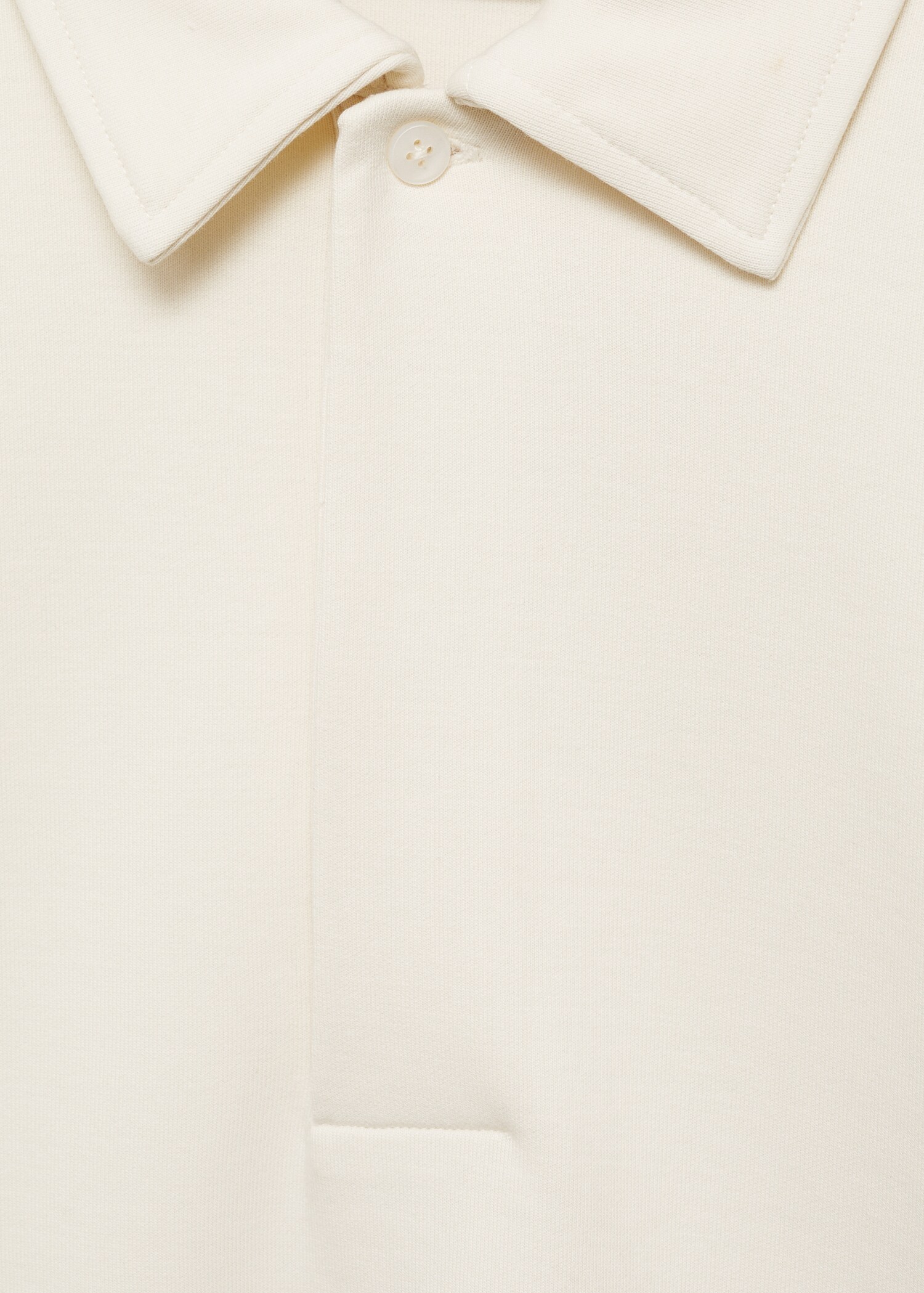 Regular-fit cotton polo sweatshirt - Details of the article 8