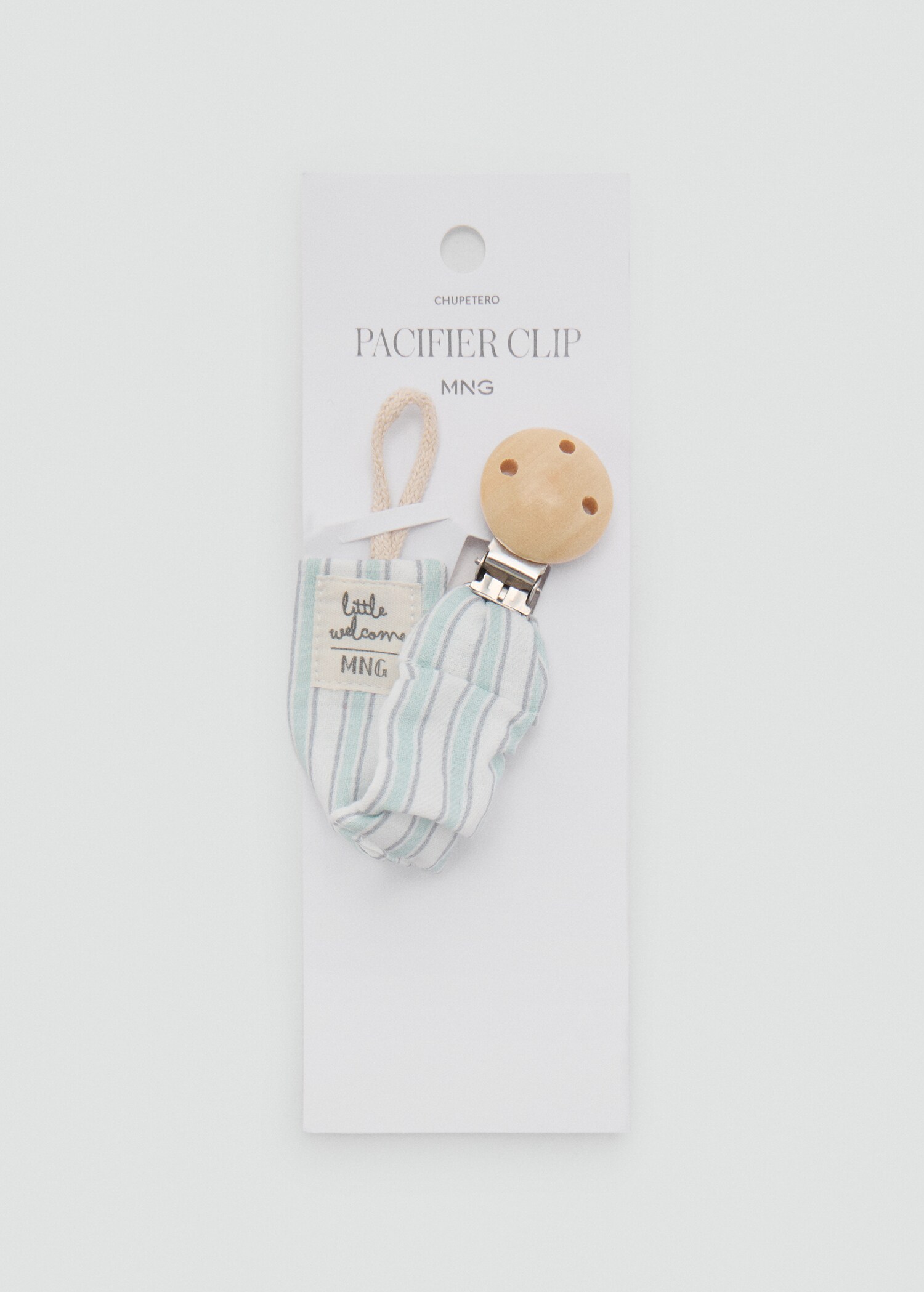 Striped brooch pacifier holder - Details of the article 1